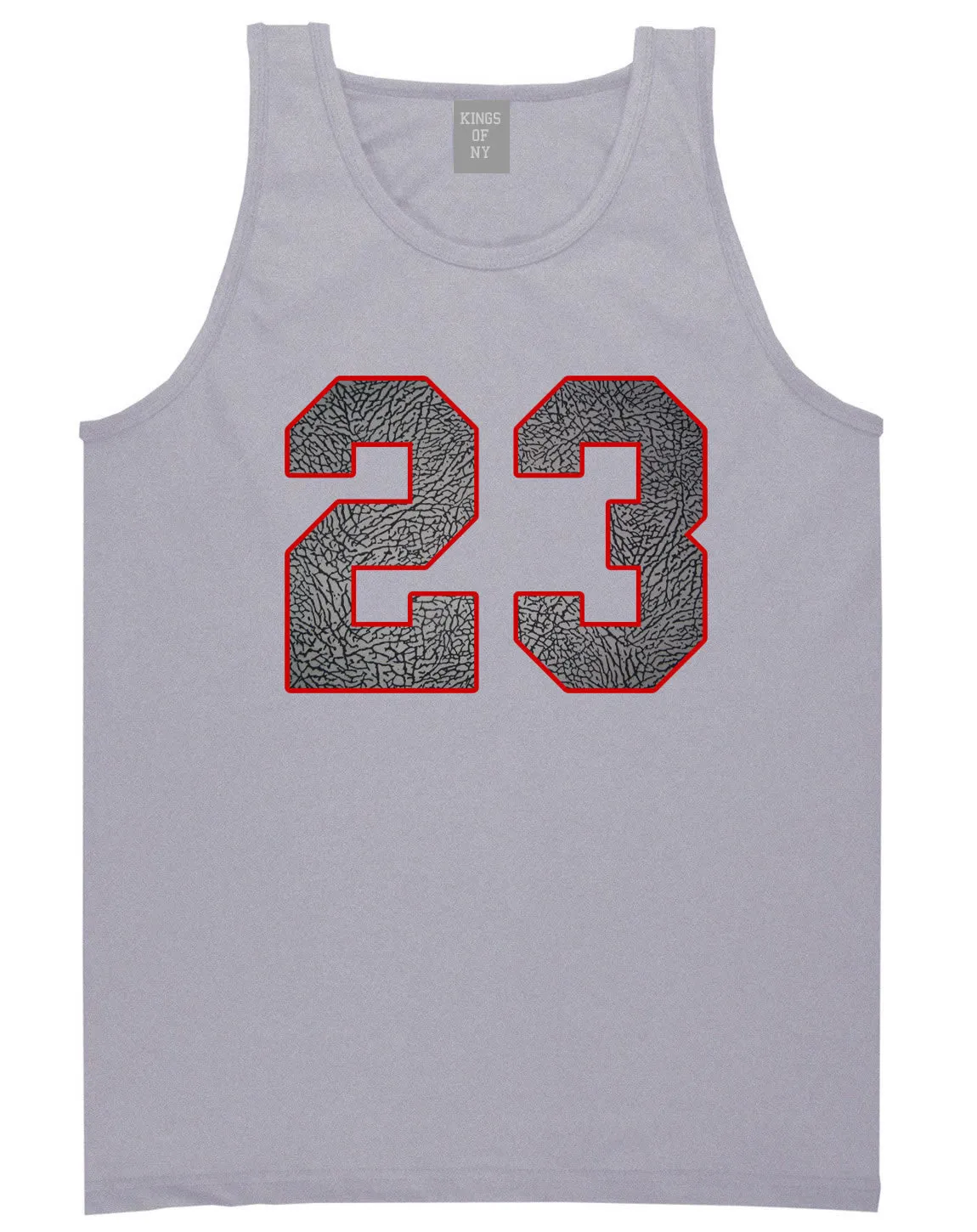 23 Cement Red Jersey Tank Top