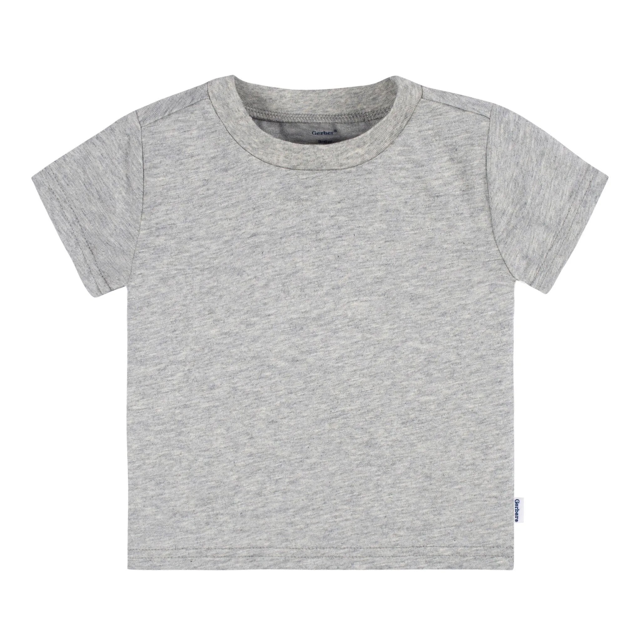 5-Pack Baby Neutral Greys Short Sleeve Tees