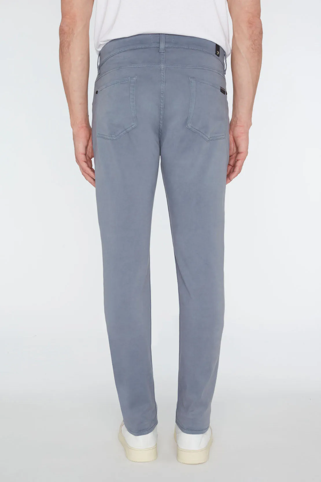 7 FOR ALL MANKIND - SLIMMY TAPERED Luxe Performance Plus Colour In French Blue JSMXV600FB