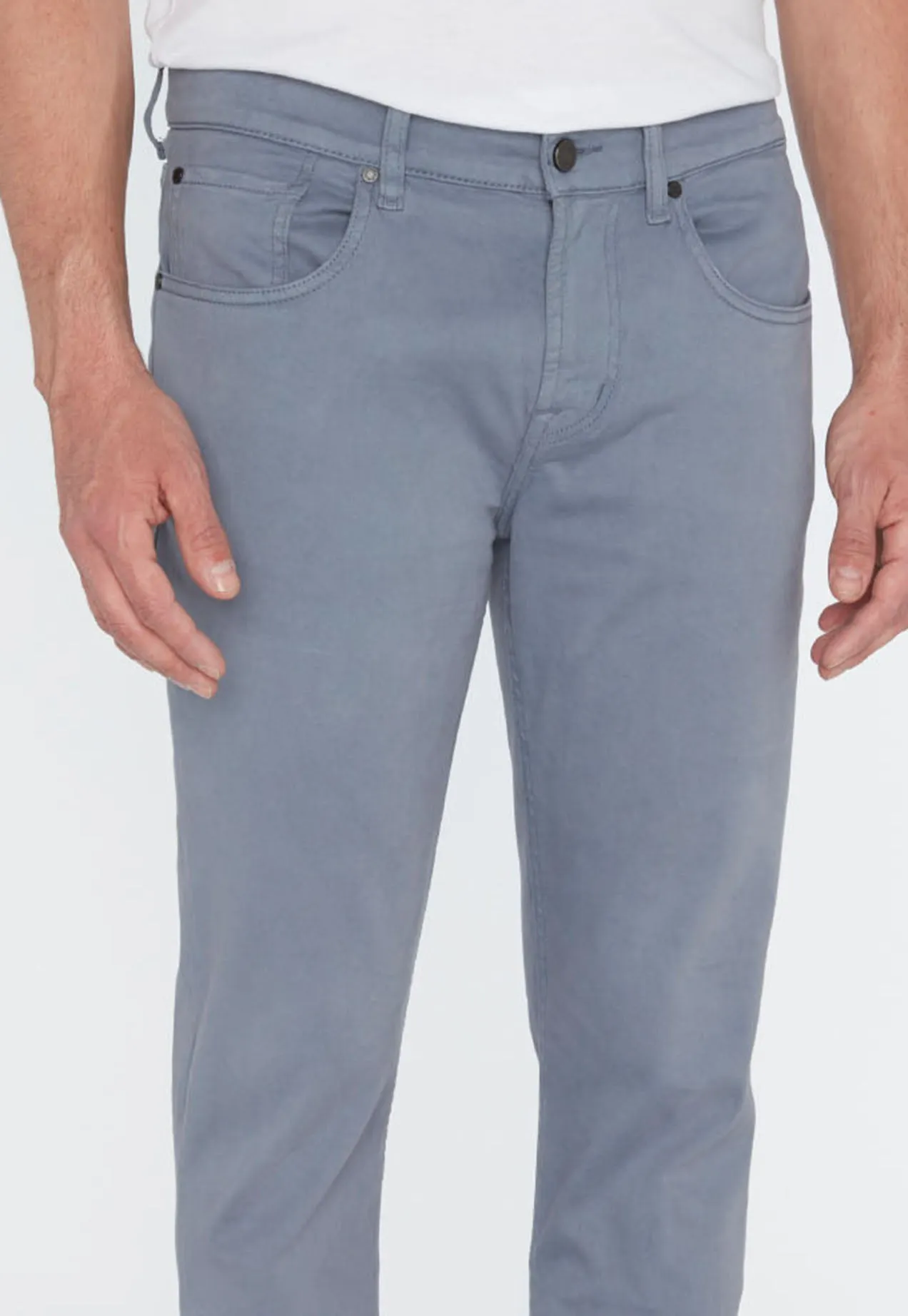 7 FOR ALL MANKIND - SLIMMY TAPERED Luxe Performance Plus Colour In French Blue JSMXV600FB