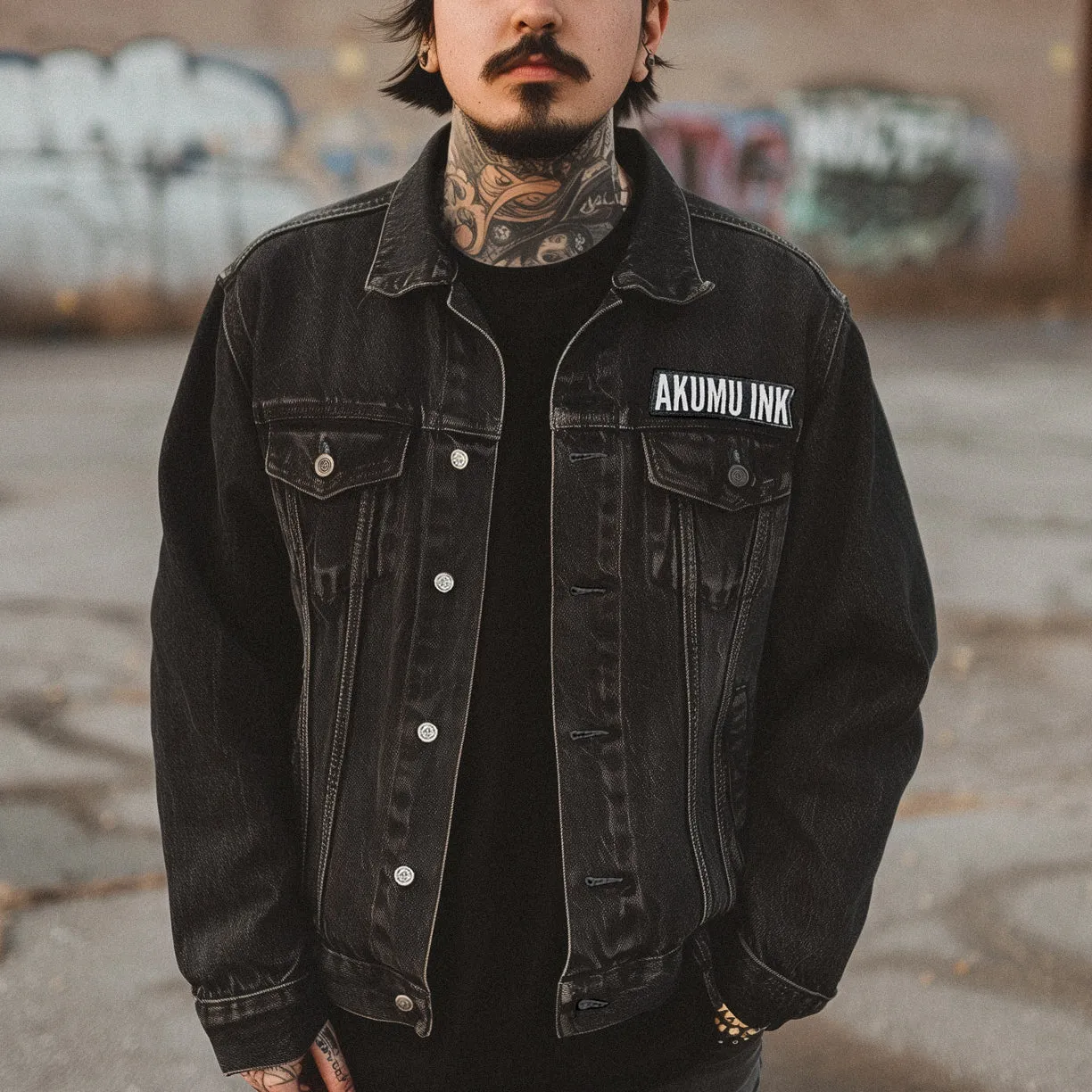 Akumu Ink® Coffin Denim Jacket