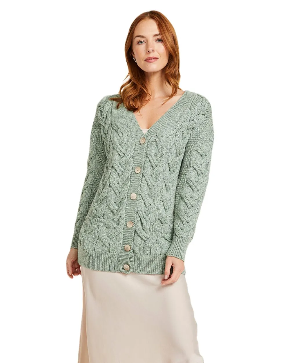 Aran Womens Downpatrick Cardigan