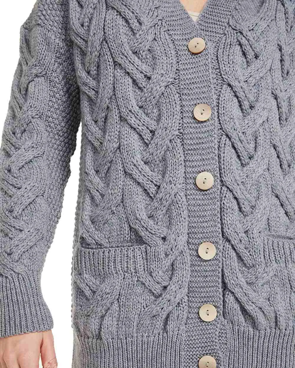 Aran Womens Downpatrick Cardigan