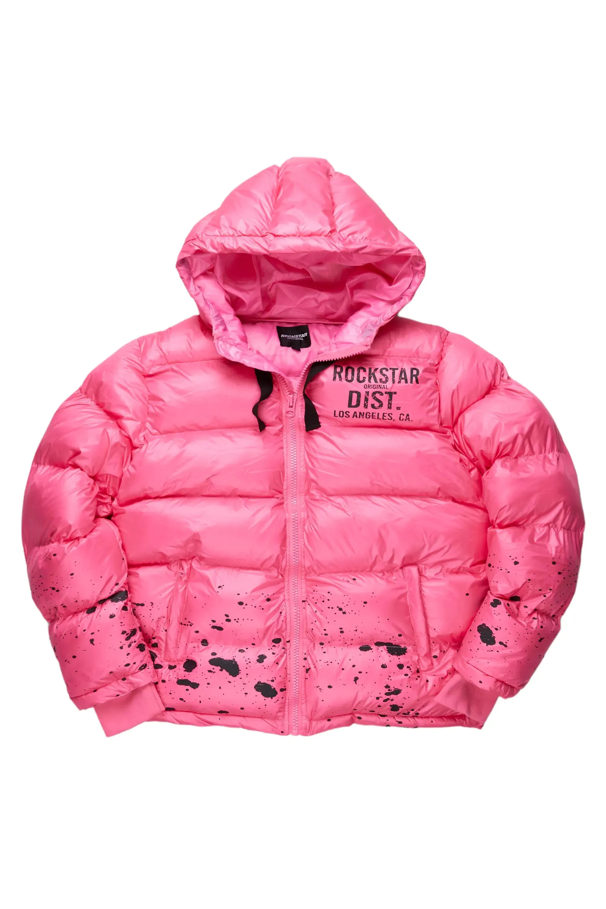 Art Dist. Pink Puffer Jacket