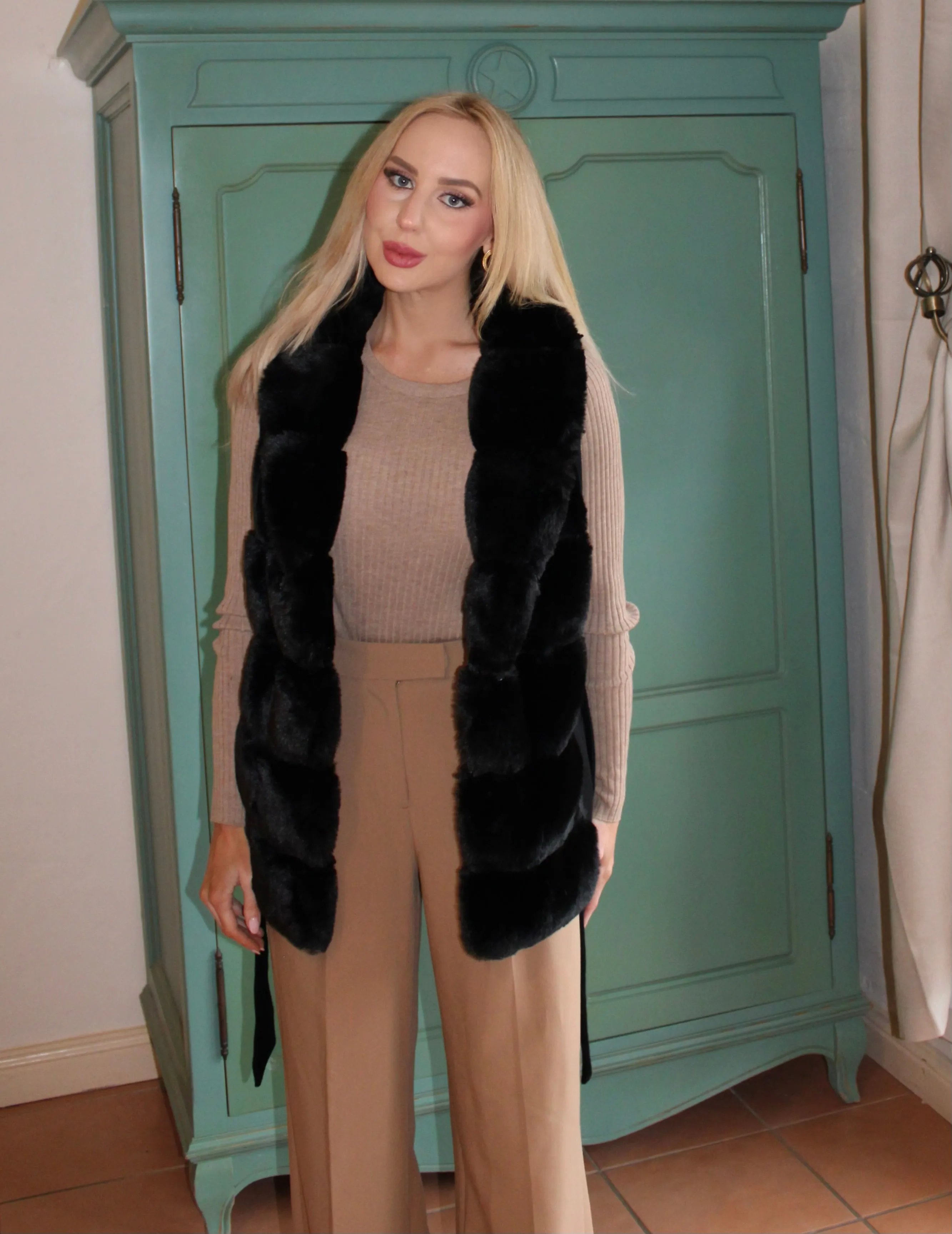 Athena Faux Fur Gilet