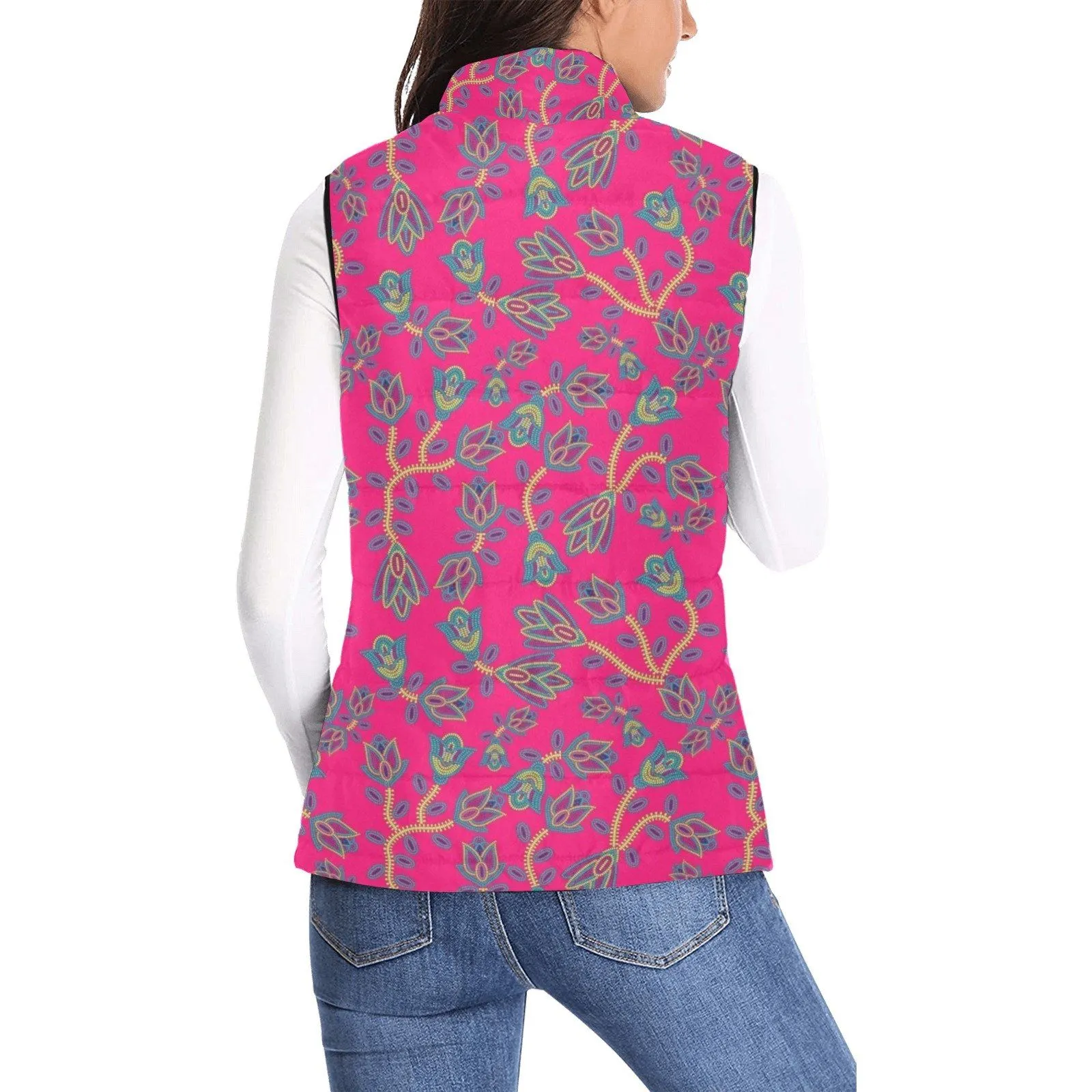 Beaded Lemonade Women's Padded Vest Jacket