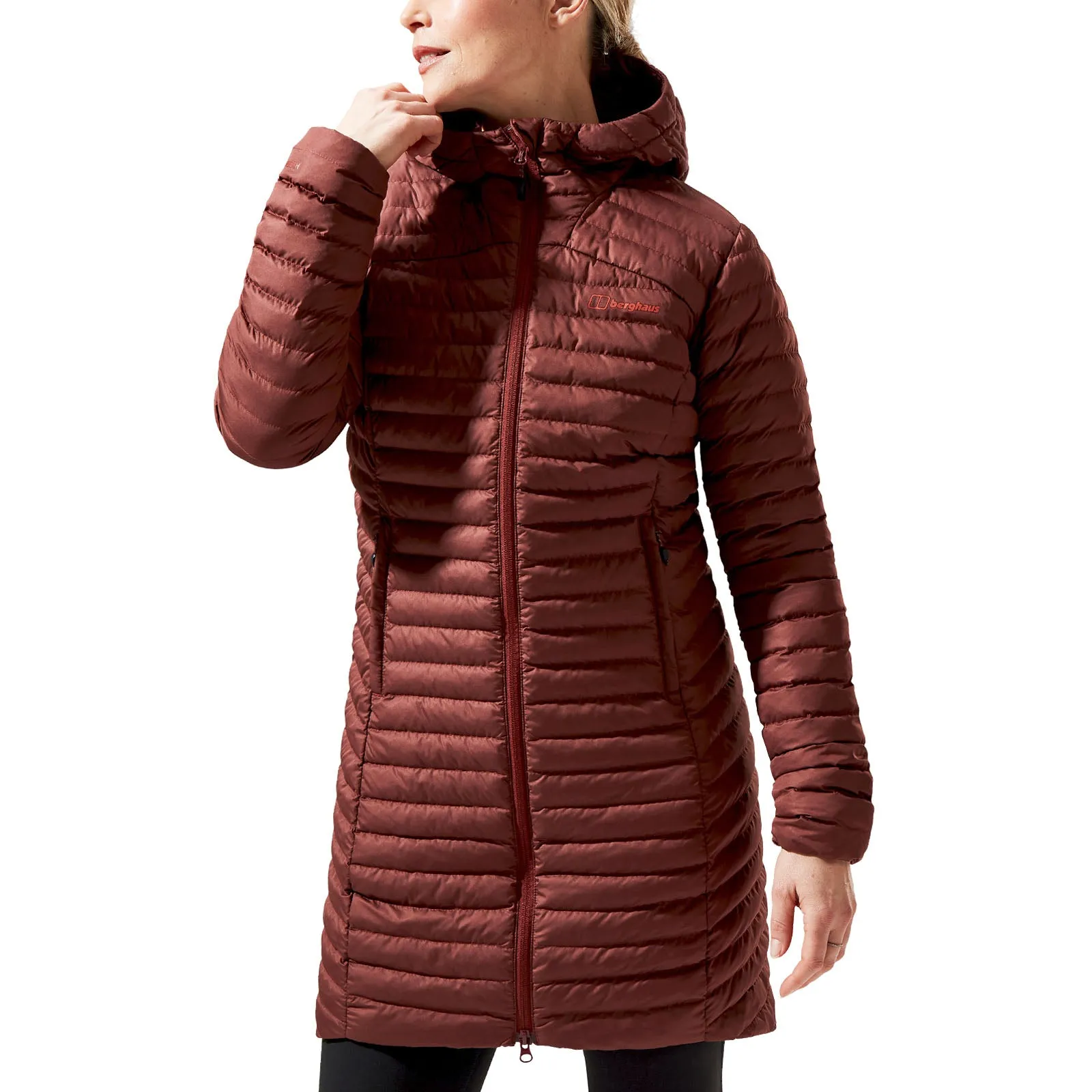 Berghaus Womens Nula Micro Long Padded Hooded Jacket