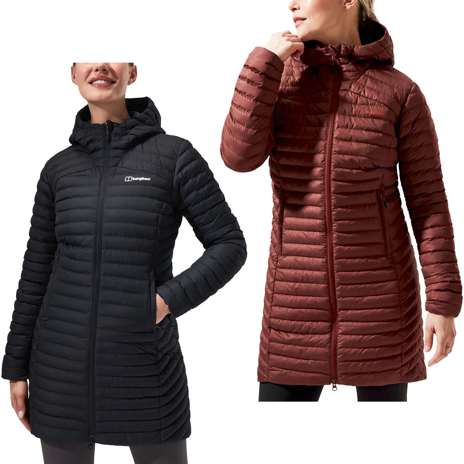 Berghaus Womens Nula Micro Long Padded Hooded Jacket