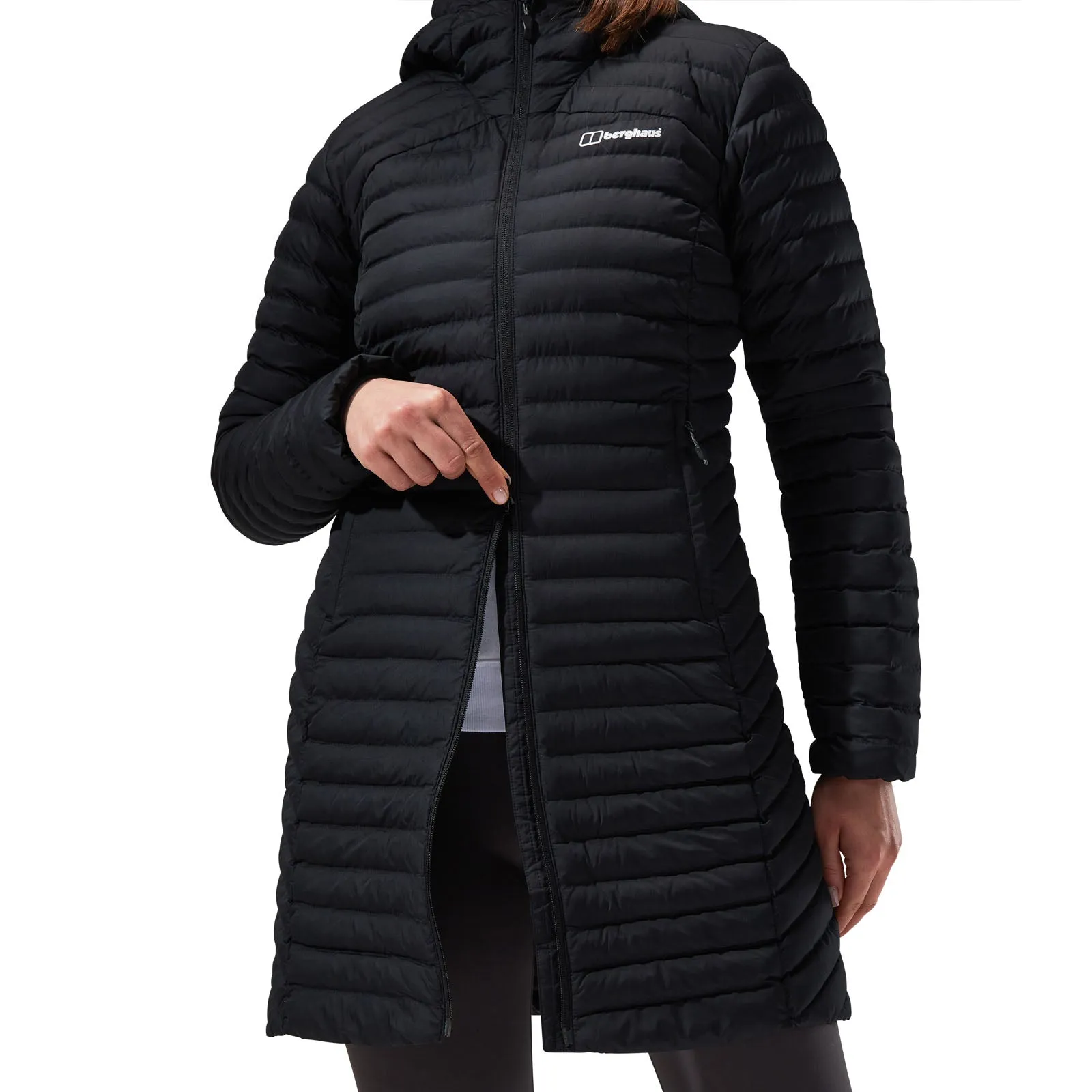 Berghaus Womens Nula Micro Long Padded Hooded Jacket