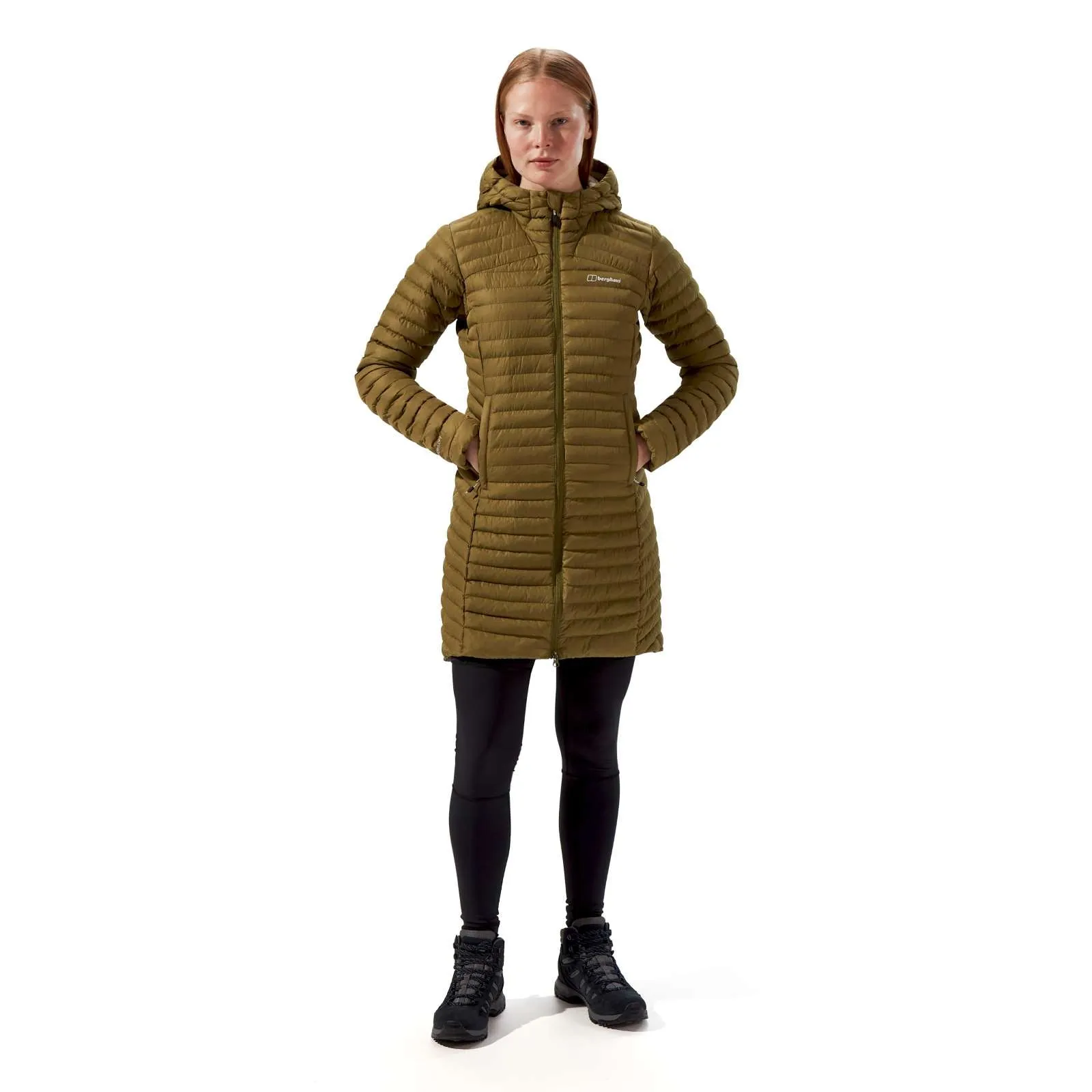 Berghaus Womens Nula Micro Long Padded Hooded Jacket