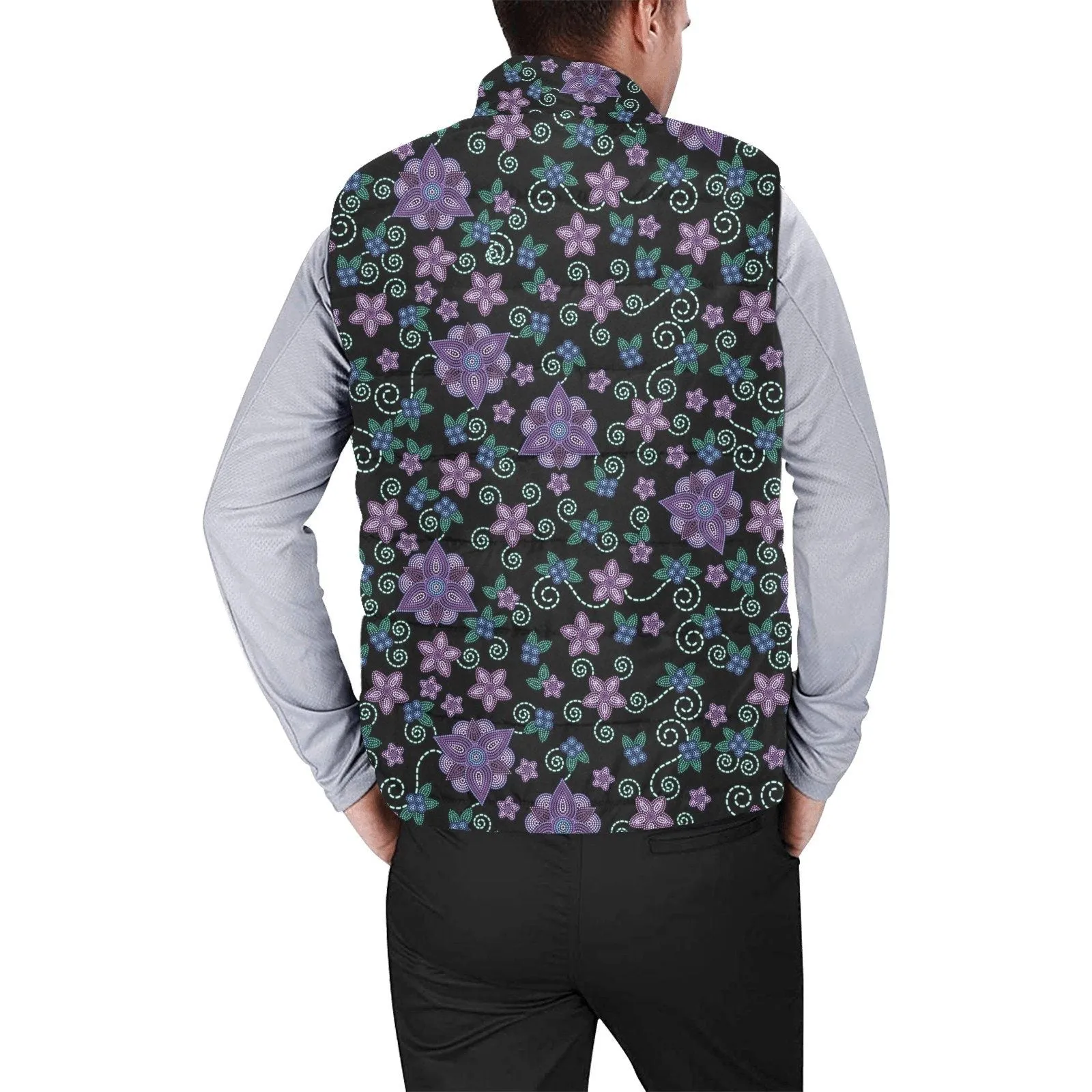 Berry Picking Men's Padded Vest Jacket