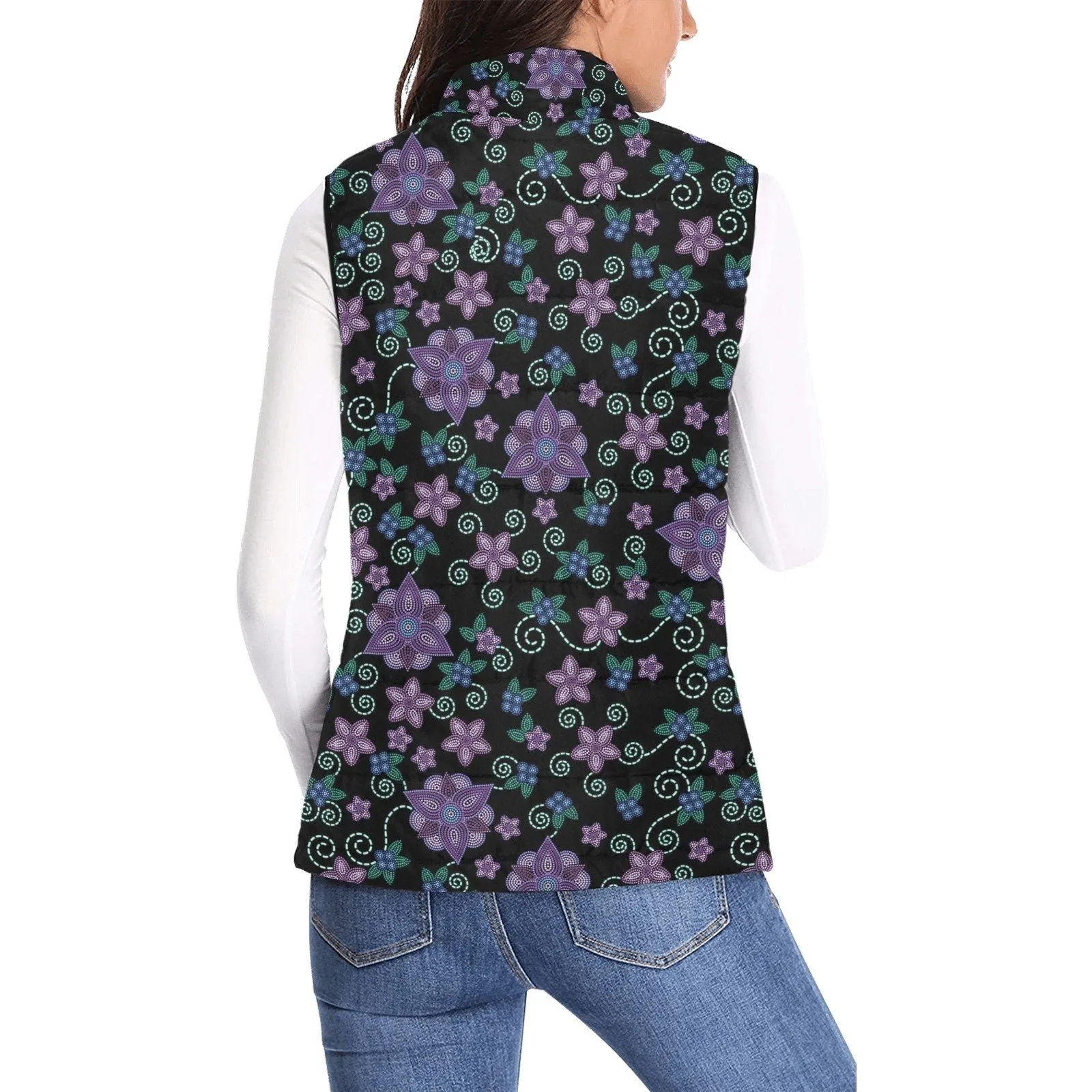 Berry Picking Women's Padded Vest Jacket