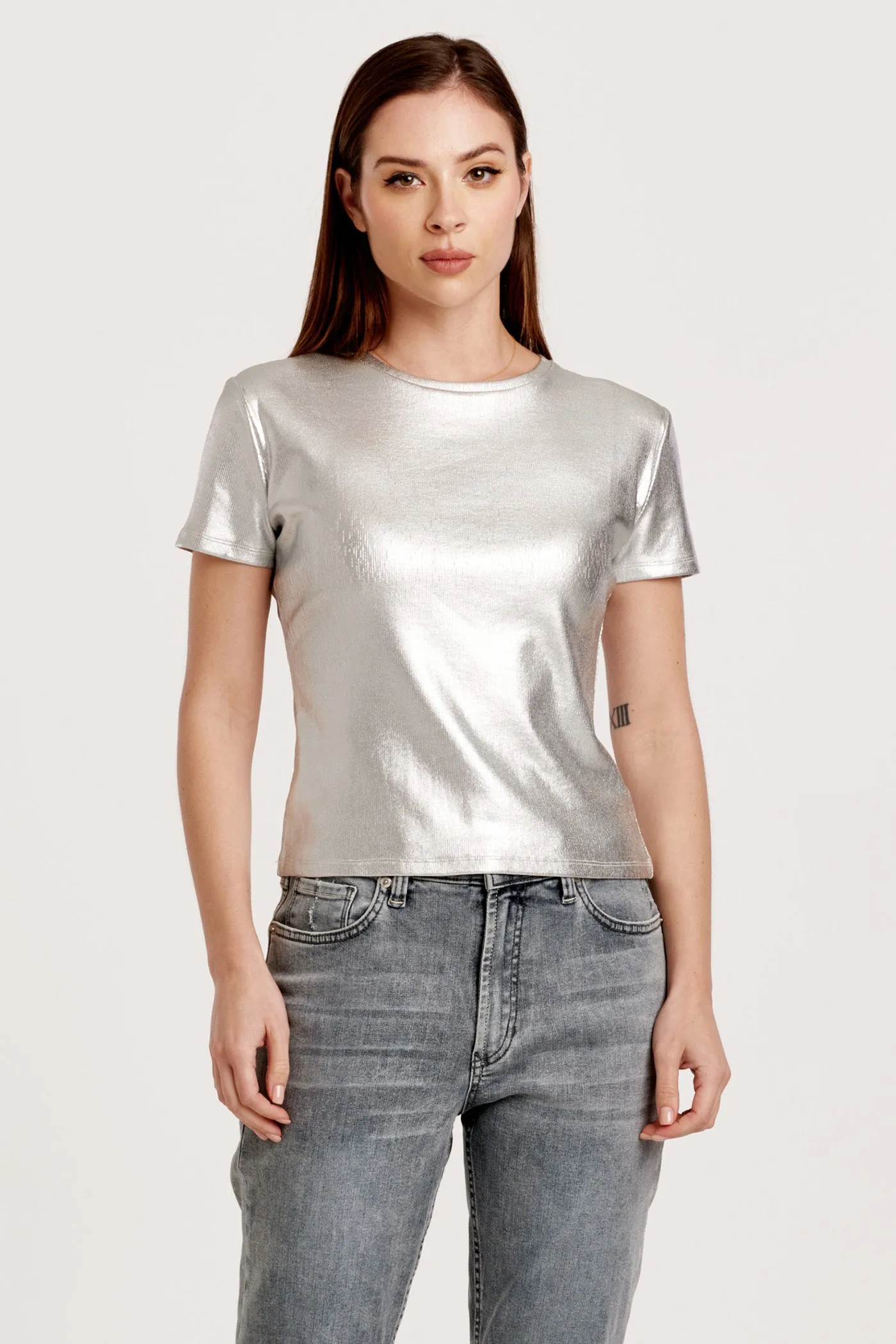 Bianca Metallic Top