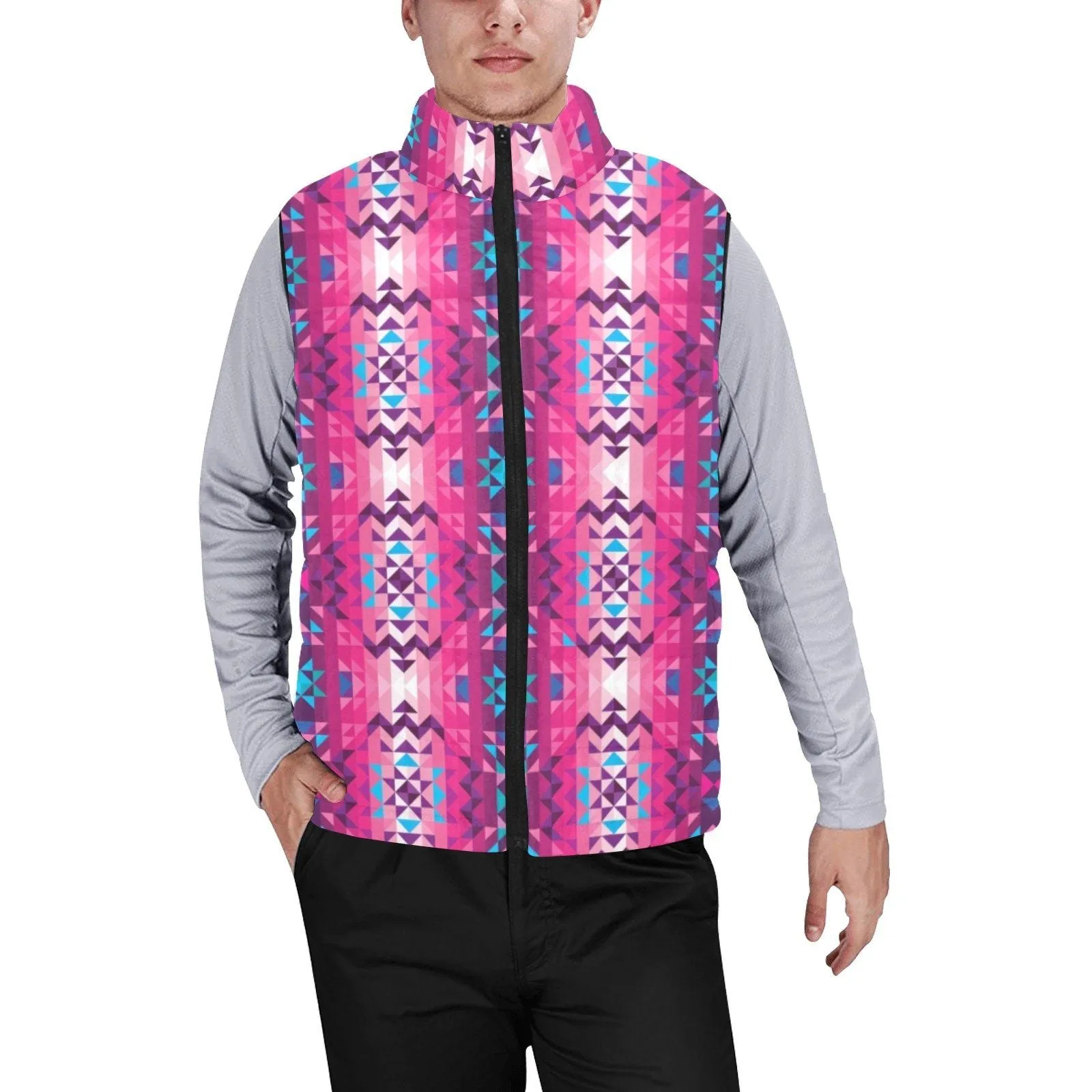 Bright Wave Men's Padded Vest Jacket