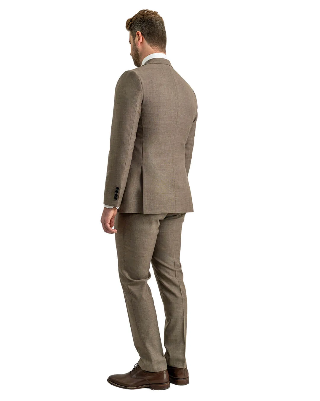 Brown Vitale Barberis Canonico Rustic Tropical Suit