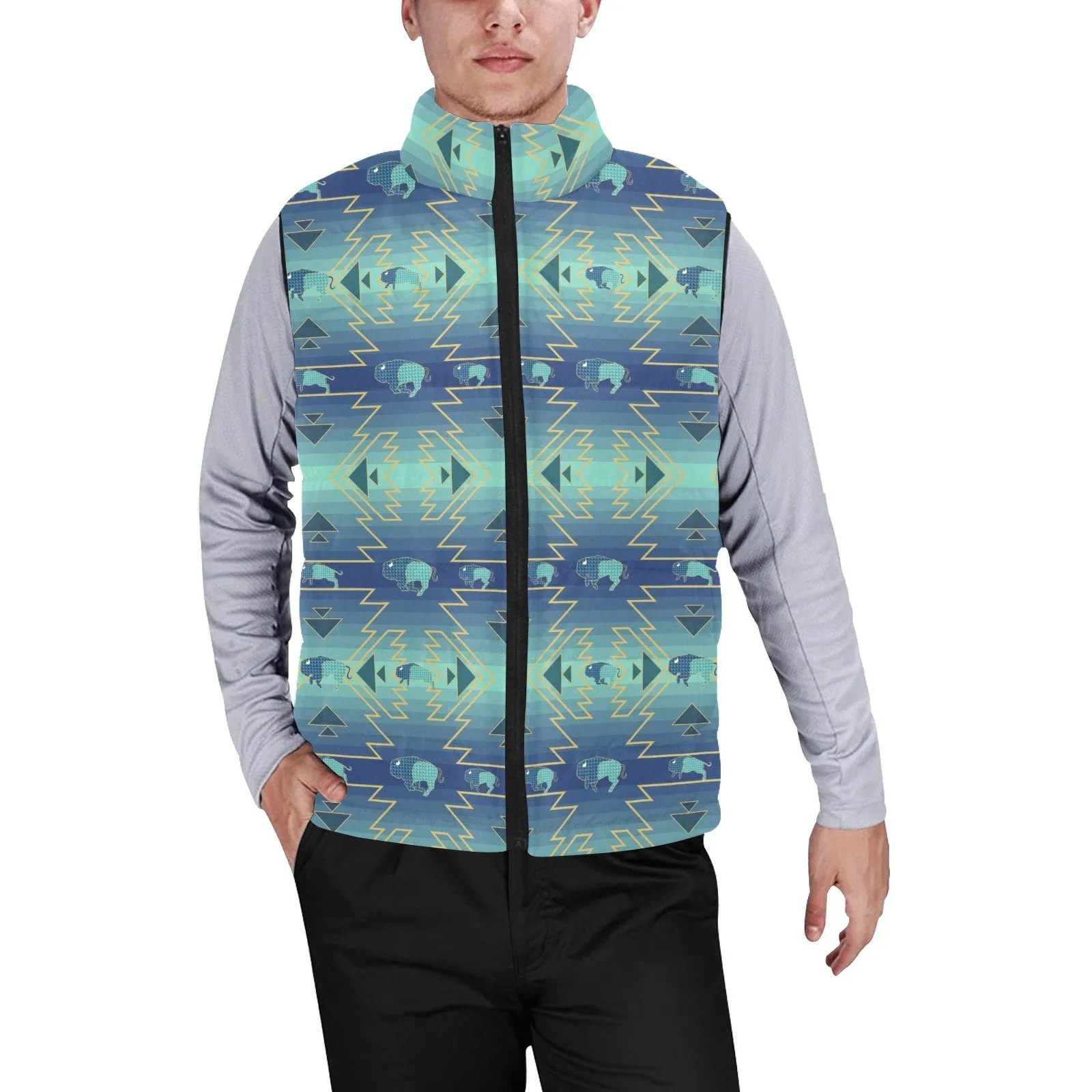 Buffalo Run Men's Padded Vest Jacket