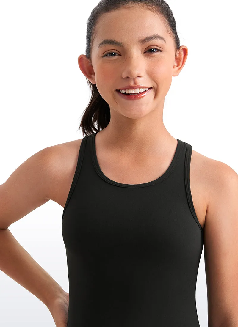 Butterluxe Girls Double Lined Scoop Neck Tank Tops