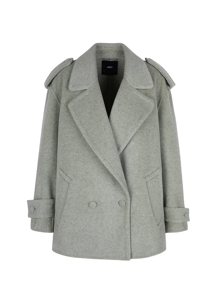 Coat / JNBY Wool-blend H-line Coat