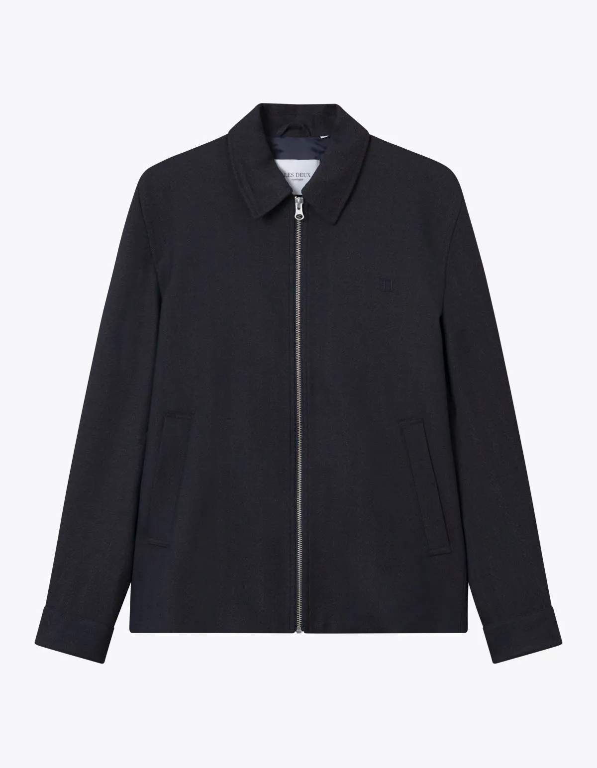 Como Coach Herringbone Jacket Dark Navy