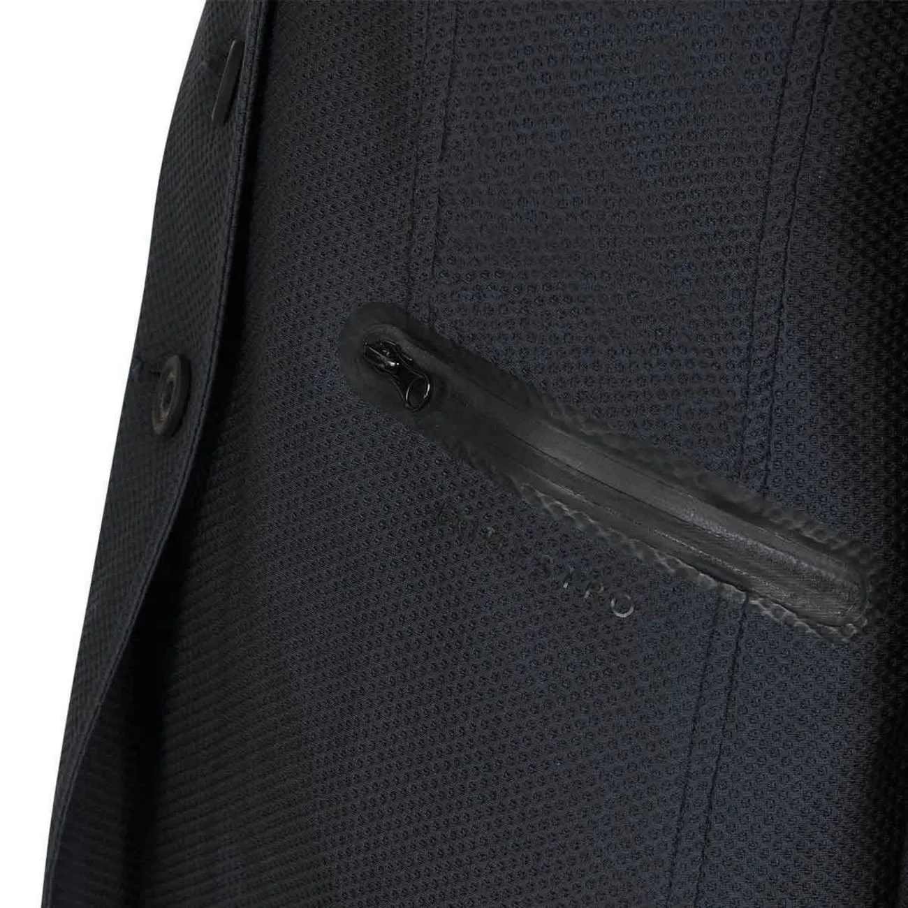 COMPETITION JACKET IN PERFORATED FABRIC WITH ZIP CLOSURE POCKETS