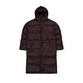 Doudoune Hood Extra Long Schot Dark Brown