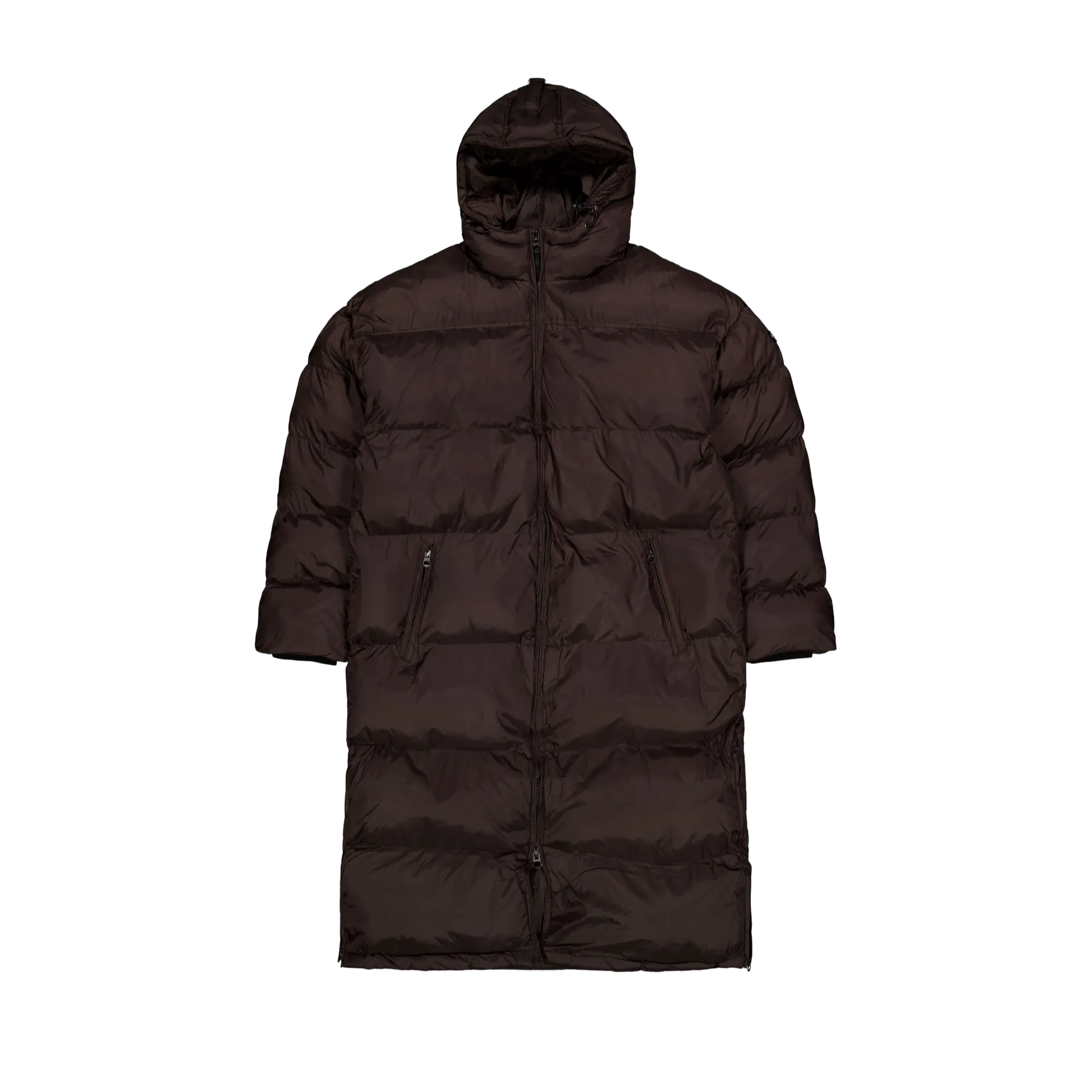 Doudoune Hood Extra Long Schot Dark Brown