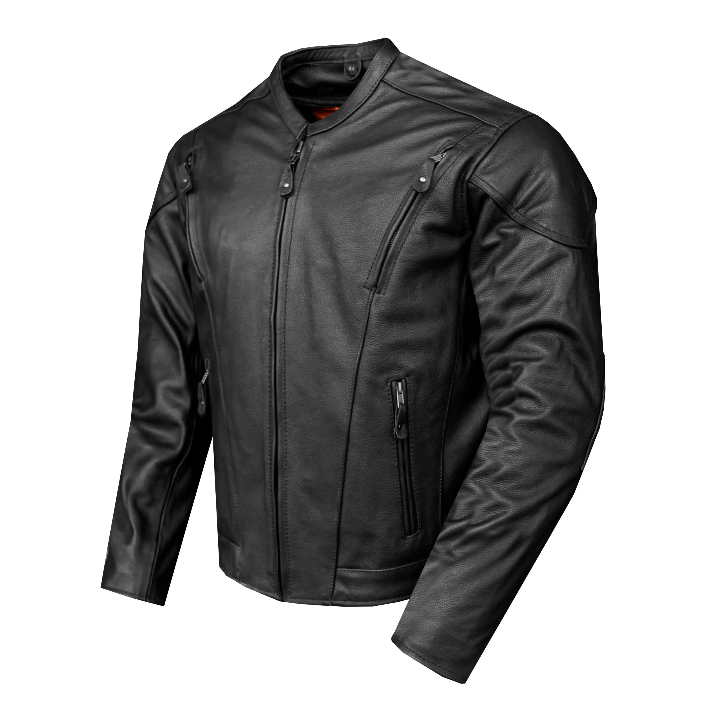 Dream Apparel Mens Vented Racer Jacket with Side Laces with Gun Pockets Zipout Lining