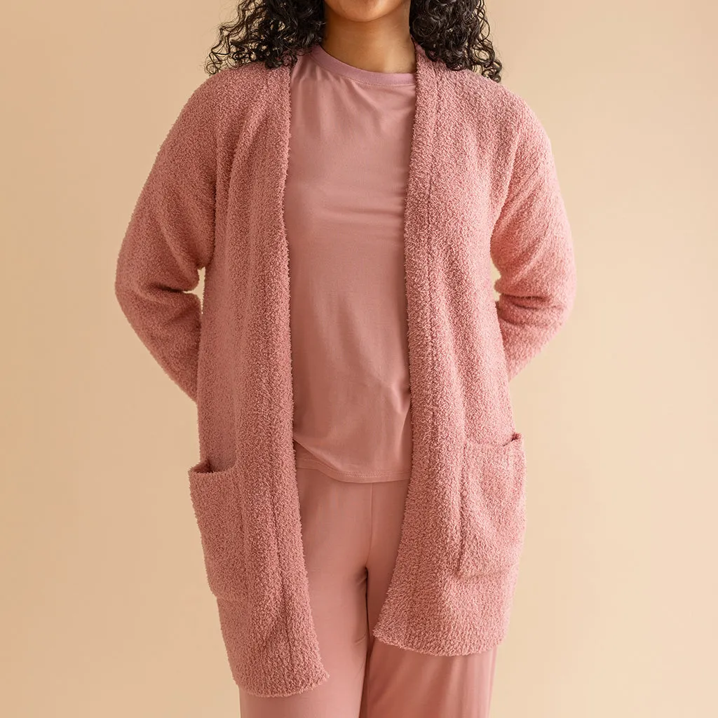 Dusty Rose Women's Cuddle Cardigan