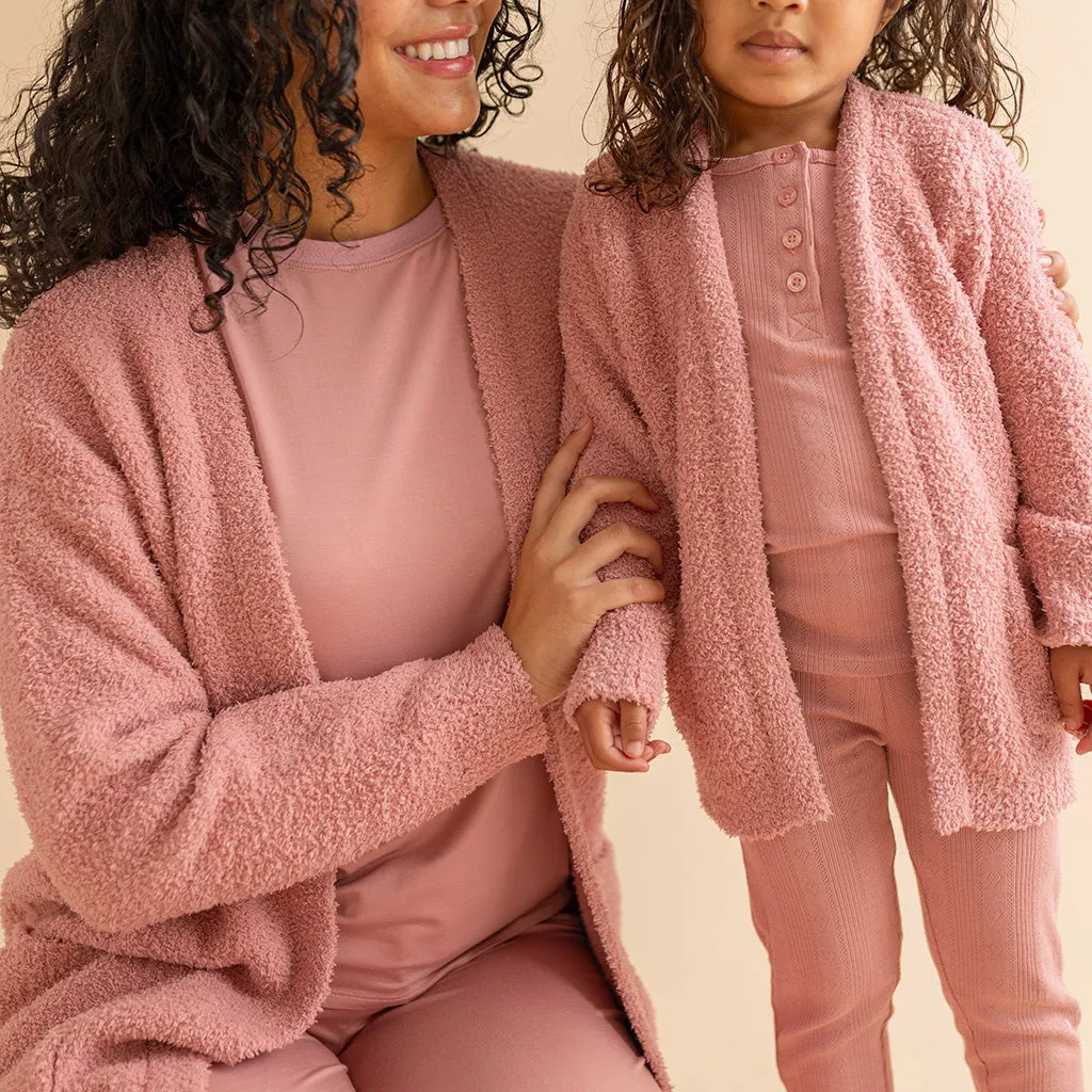 Dusty Rose Women's Cuddle Cardigan