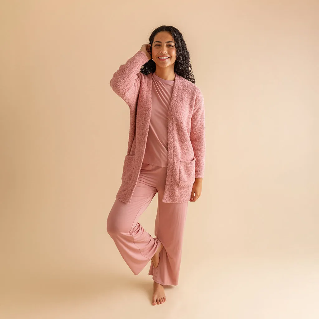 Dusty Rose Women's Cuddle Cardigan