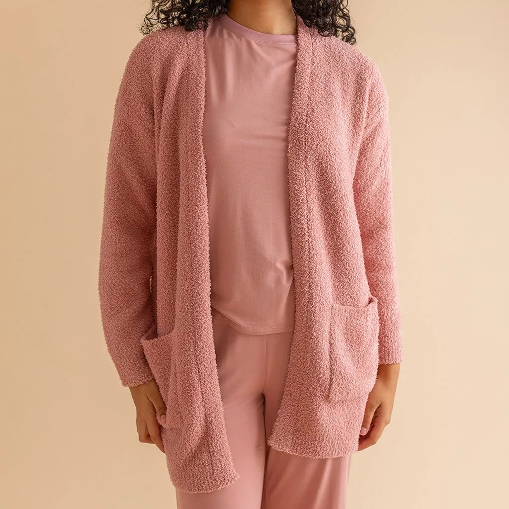 Dusty Rose Women's Cuddle Cardigan