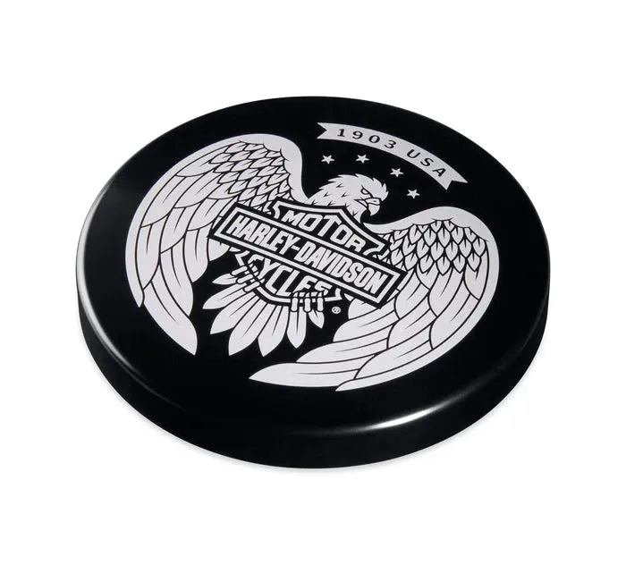 EAGLE BAR & SHIELD FUEL CAP (BLACK)