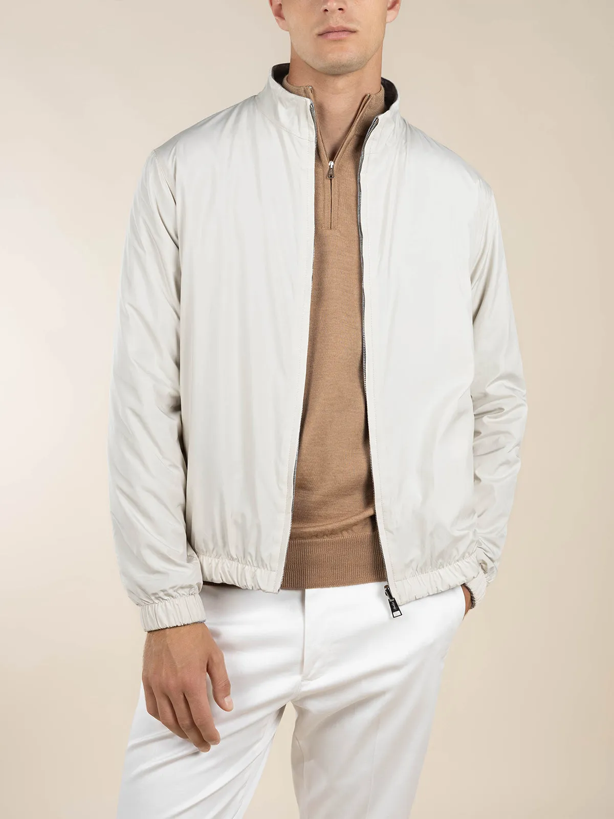 Ecru Reversible Resort Jacket