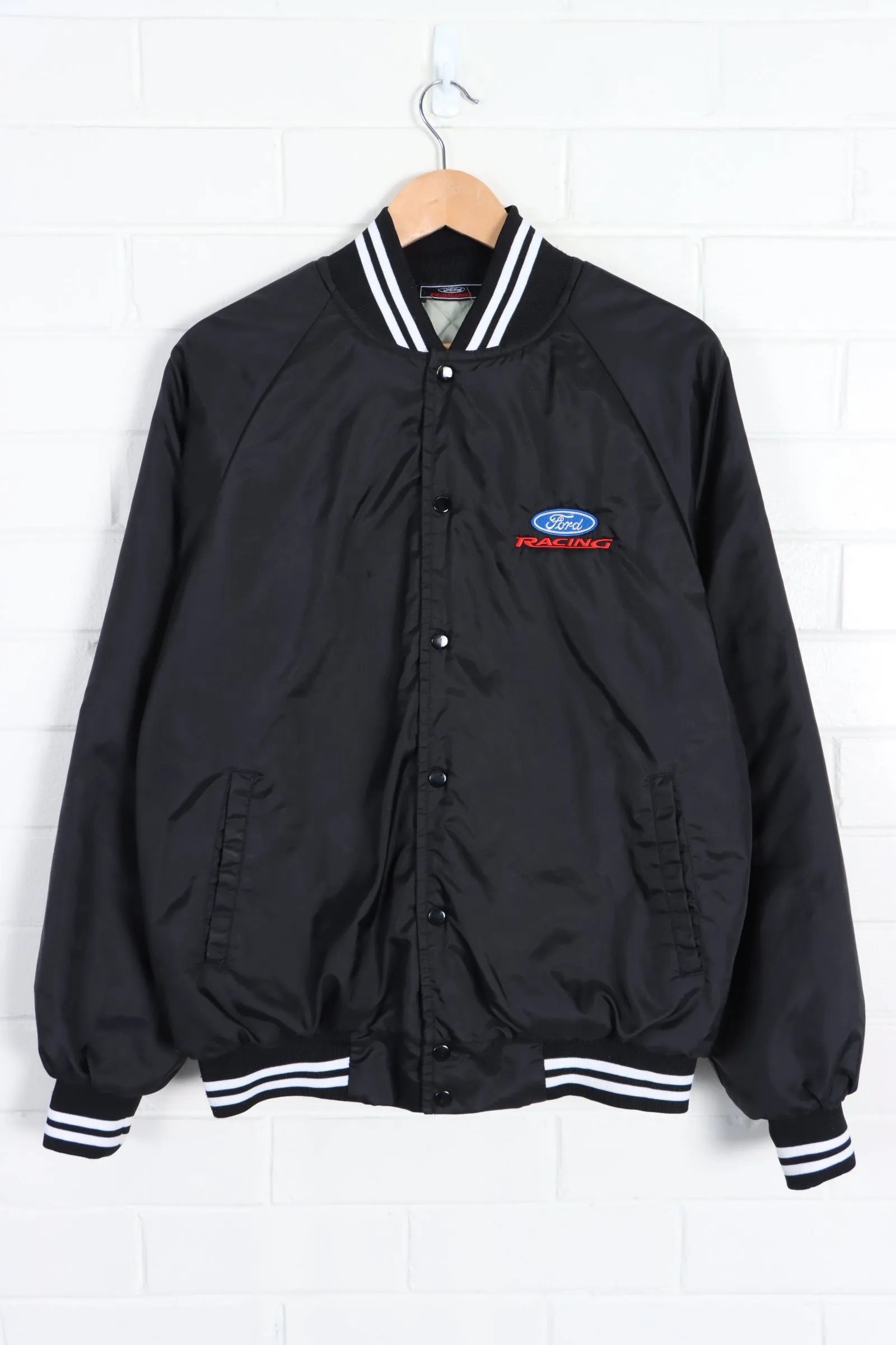 FORD Racing Lightly Padded Embroidered Bomber Jacket (L)