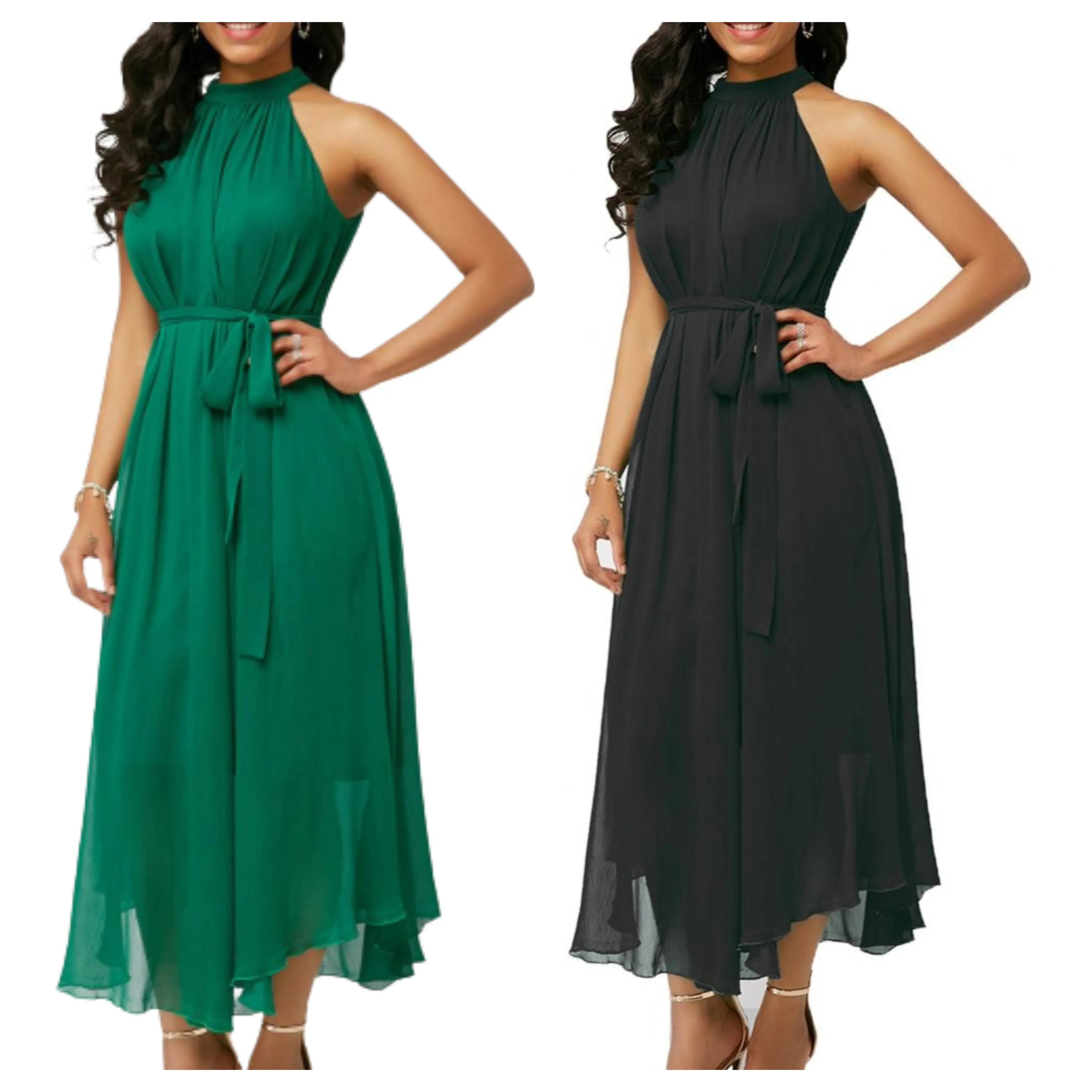 Funki Buys | Dresses | Women's Plus Size Chiffon Cocktail Dress