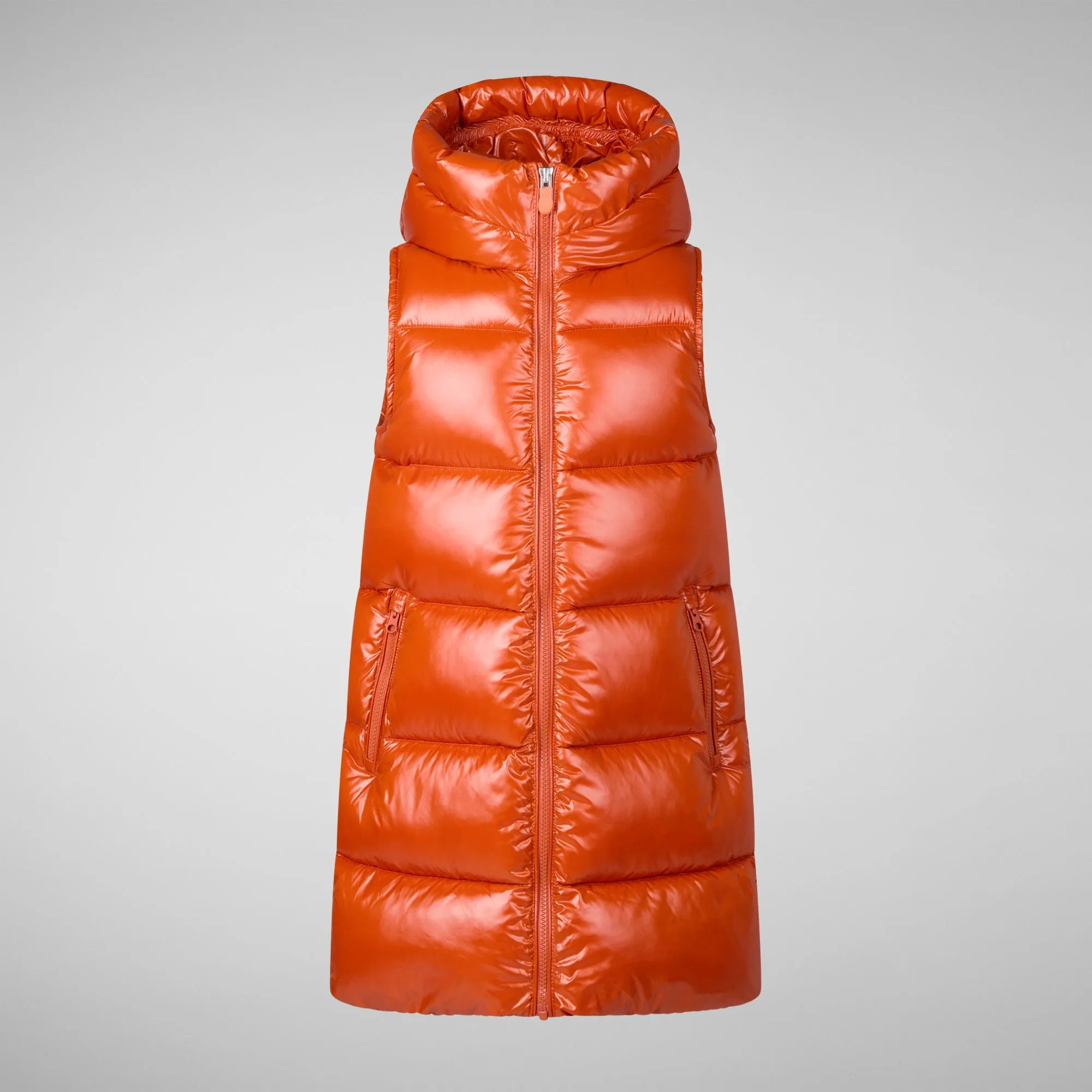 Girls' vest uma in maple orange