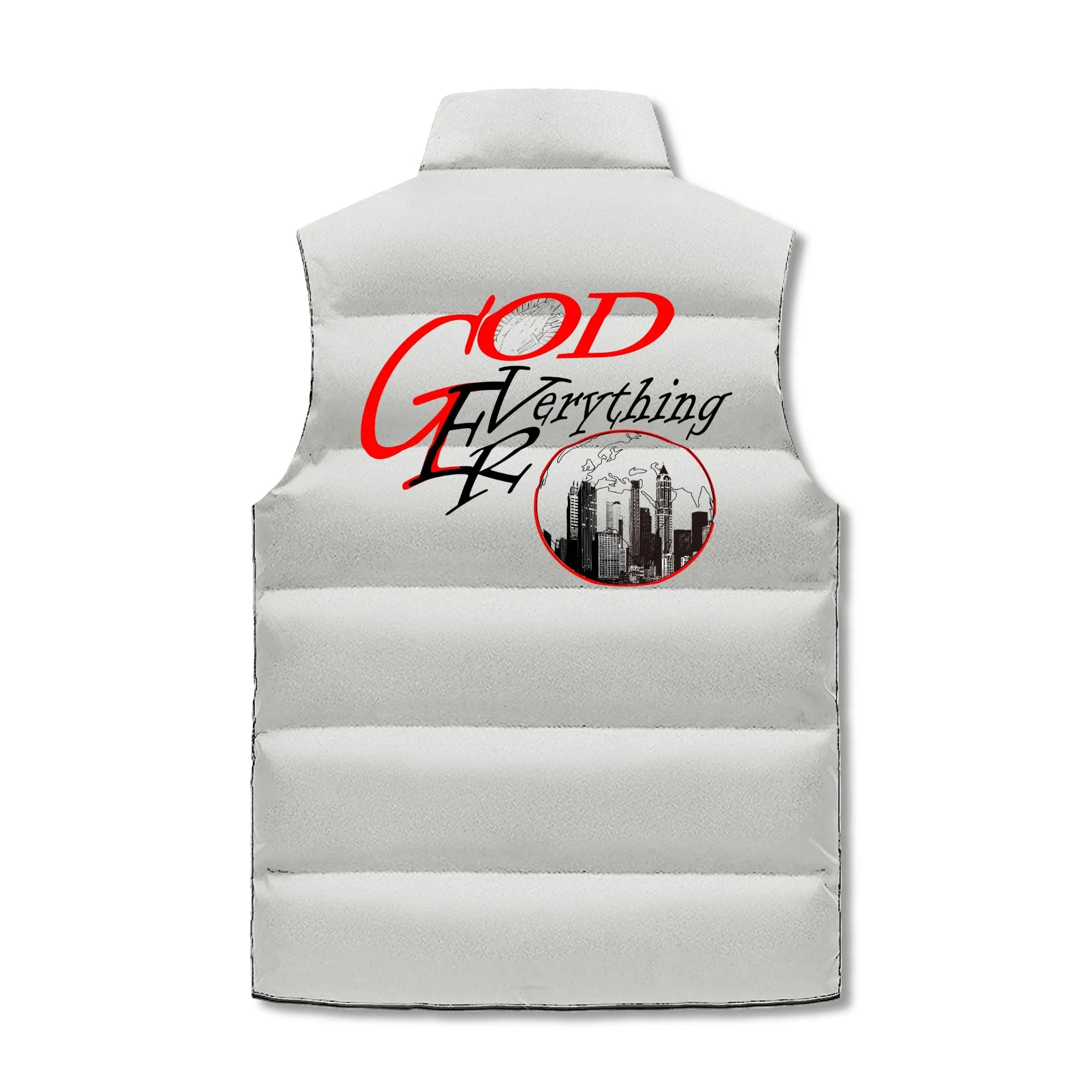 GOD Over Everything - Custom Puffer Vest/Jacket