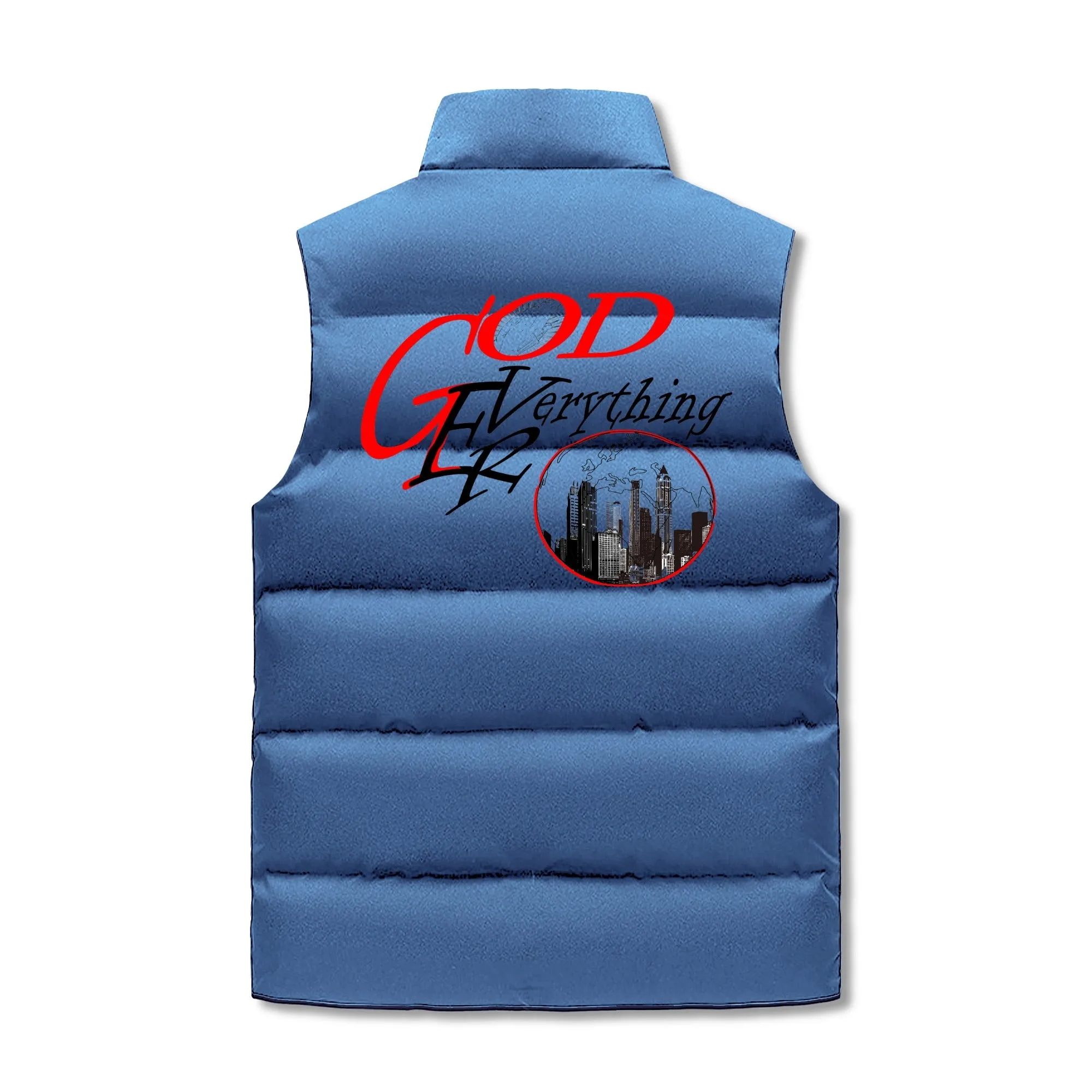 GOD Over Everything - Custom Puffer Vest/Jacket