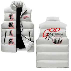 GOD Over Everything - Custom Puffer Vest/Jacket