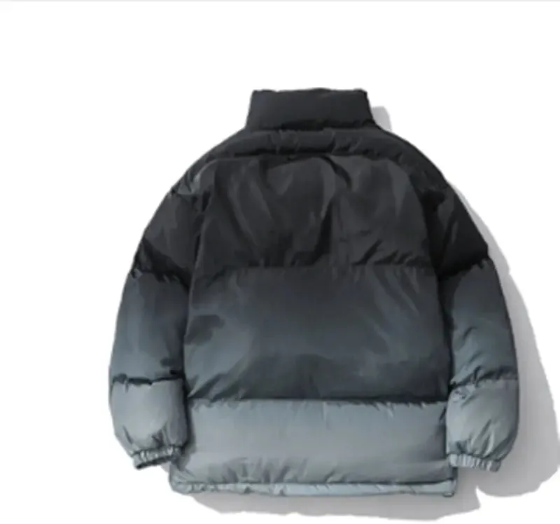 Gradient Stand-up Collar Down Padded Jacket