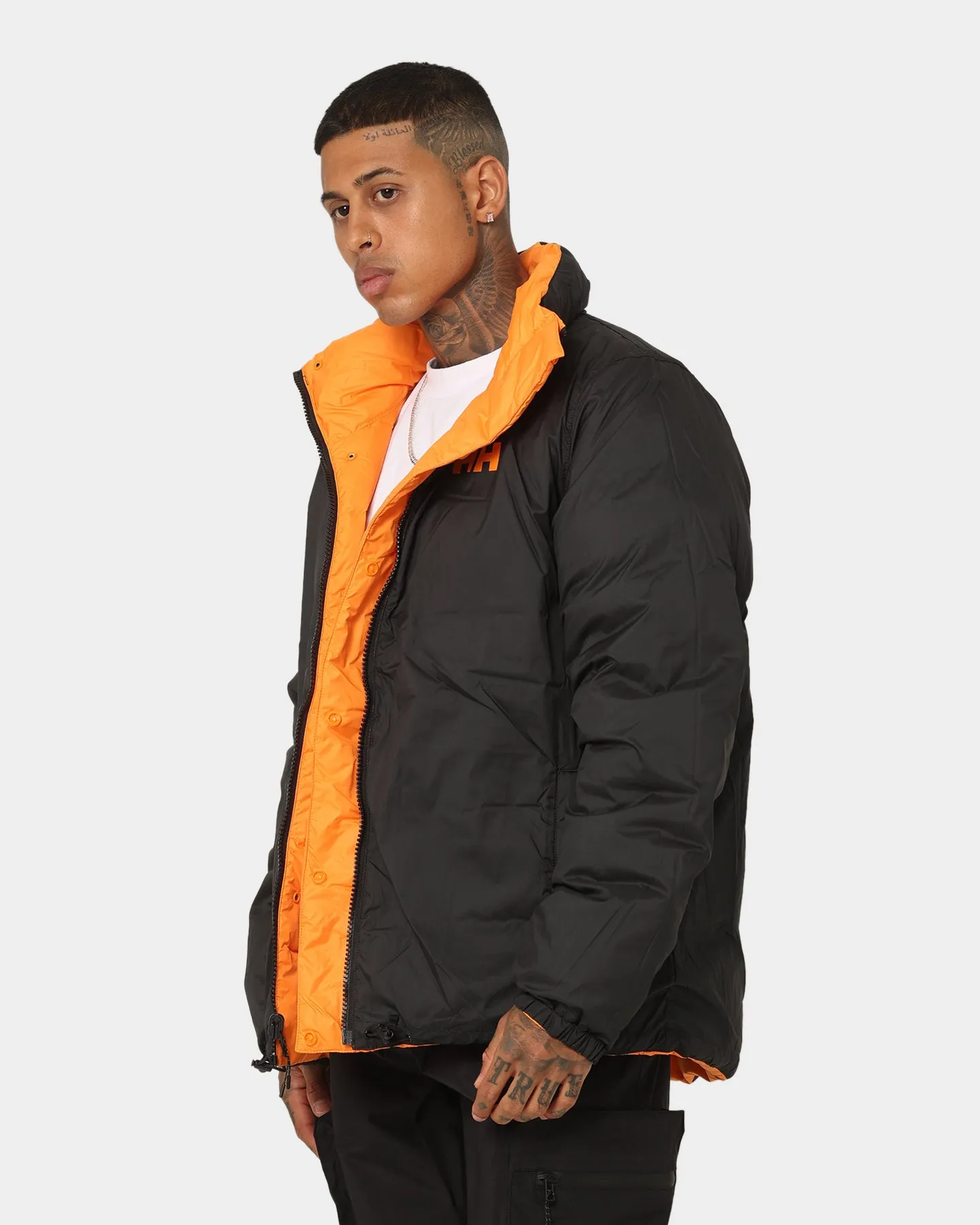 Helly Hansen HH Reversible Down Puffer Jacket Poppy Orange