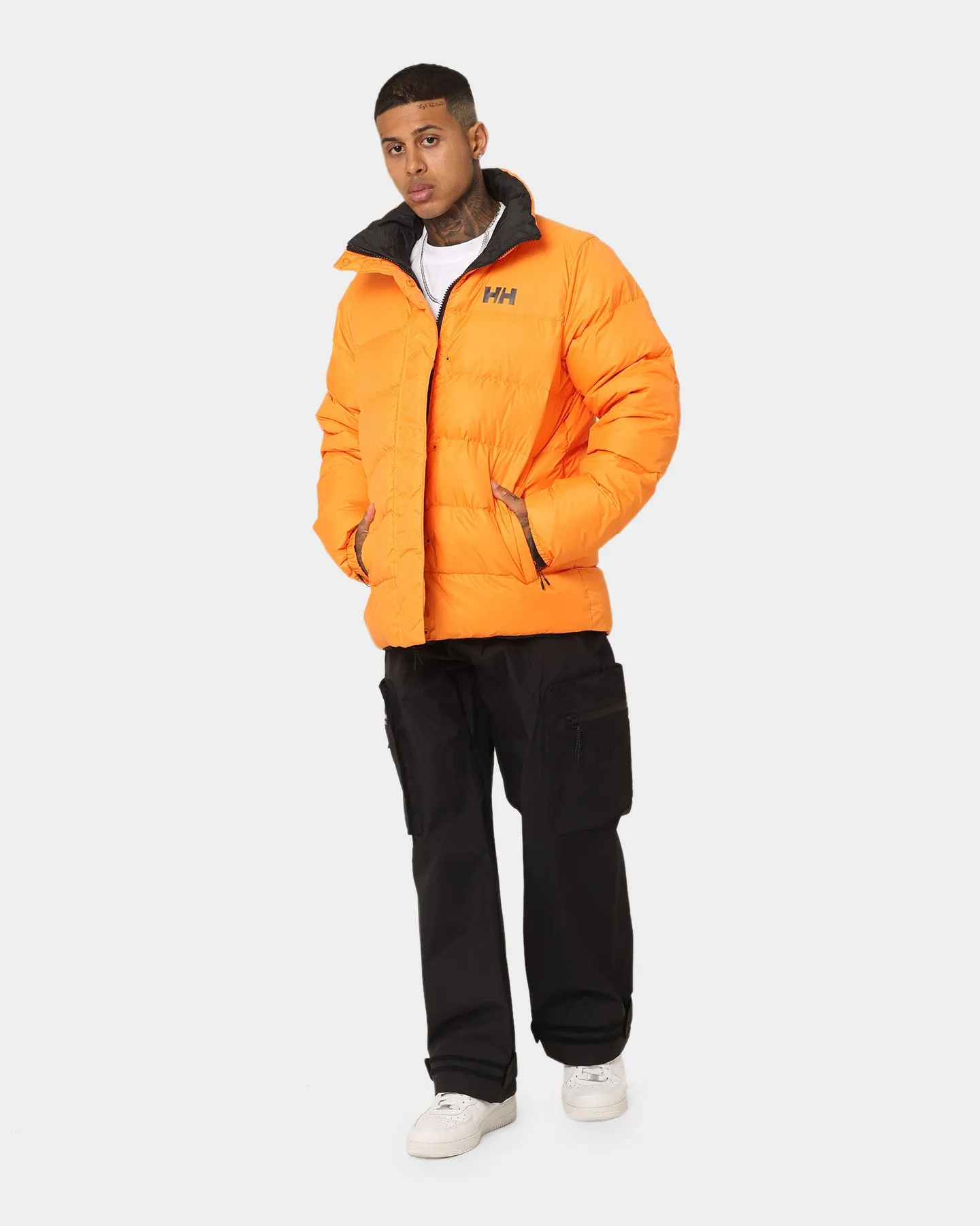 Helly Hansen HH Reversible Down Puffer Jacket Poppy Orange