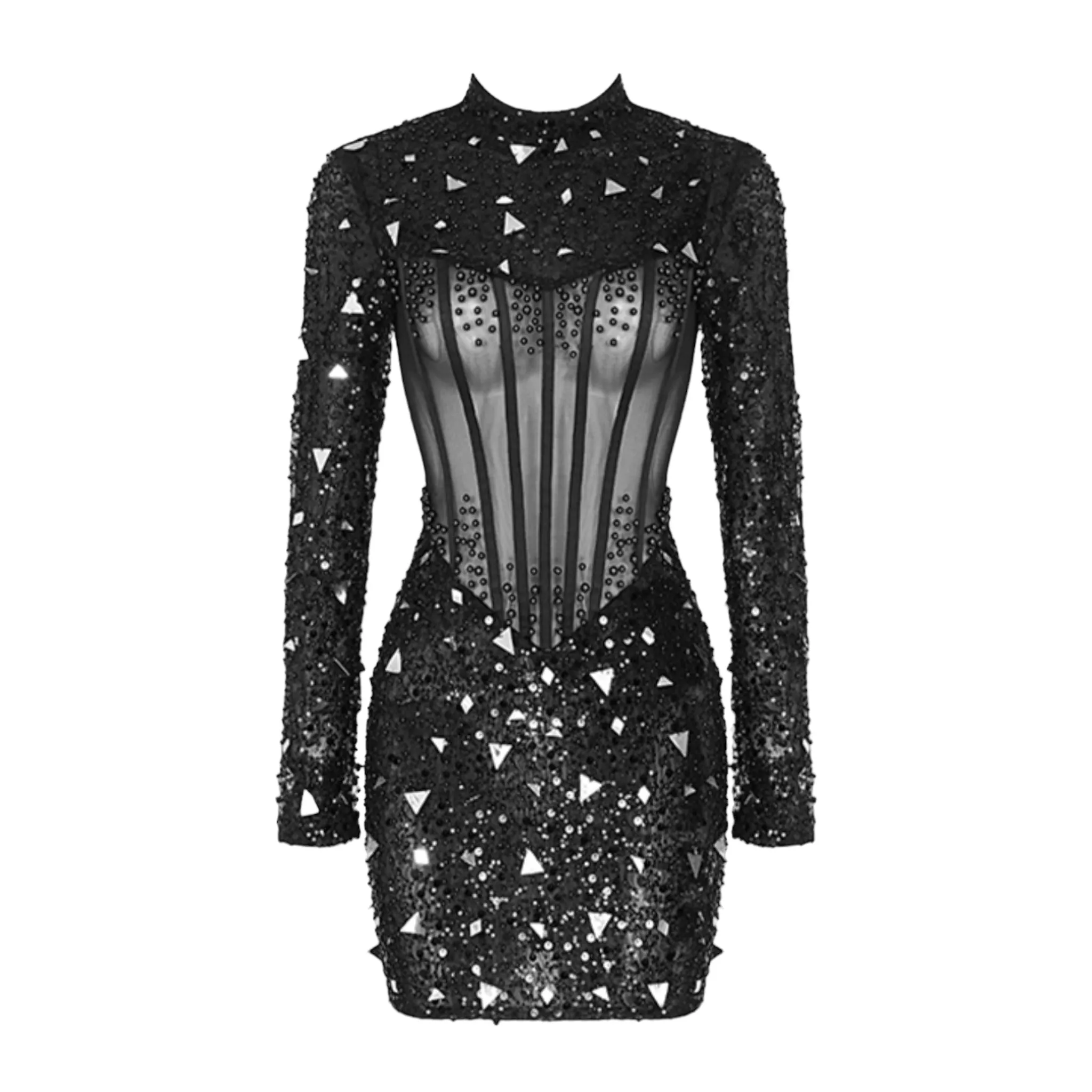 Izolda Sequined Mini Dress