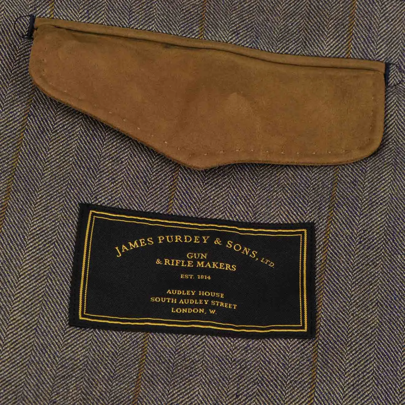 James Purdey Linen/Wool Chatsworth Jacket Navy