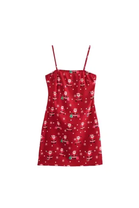 'Julia‘ Red Christmas Bodycon Dress