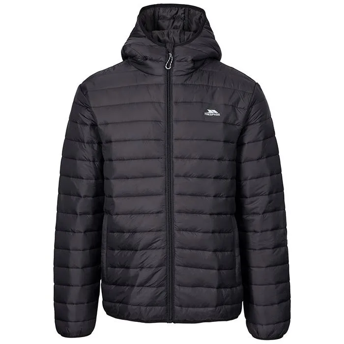 Kelmarsh Mens Padded Casual Jacket in Black