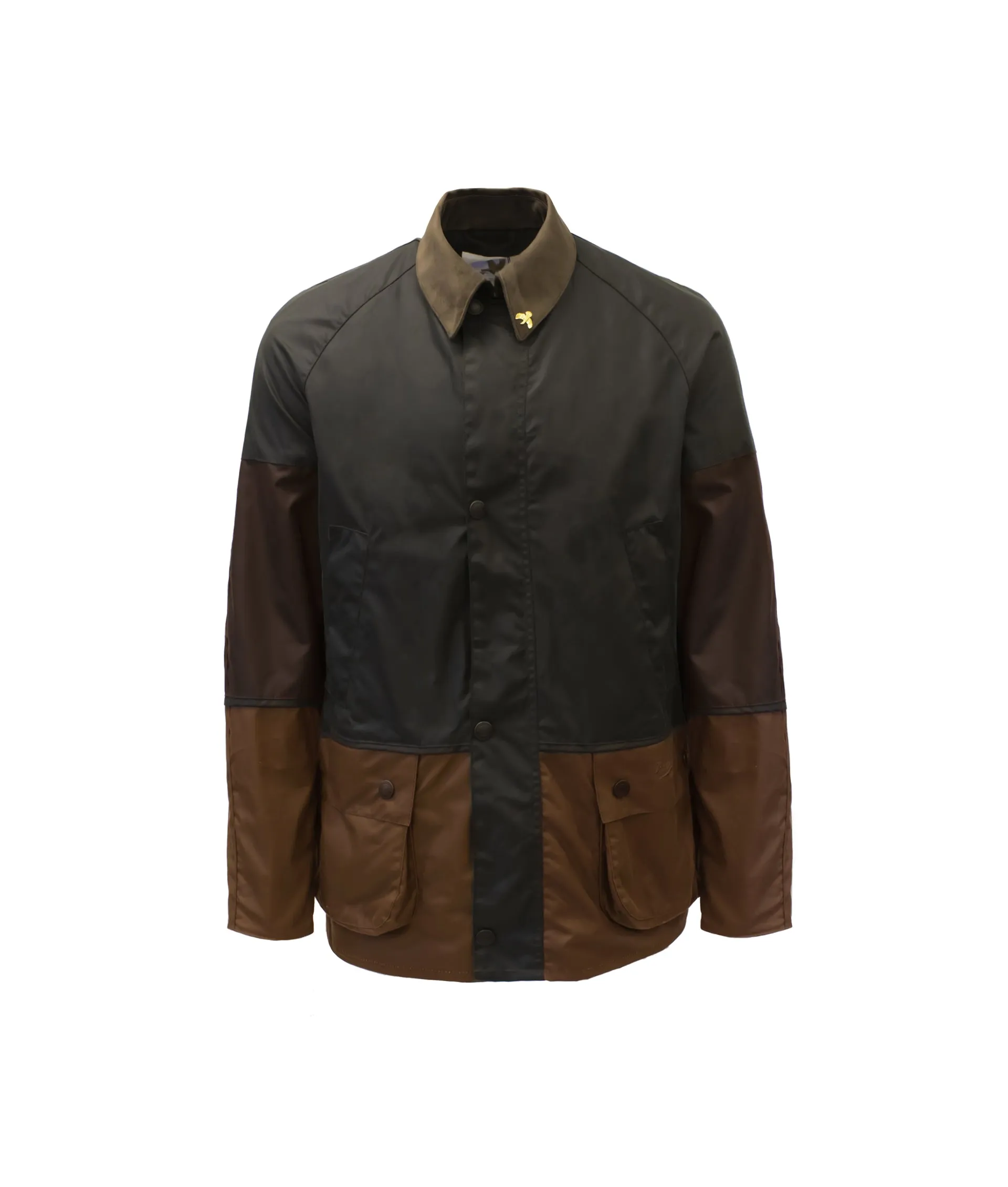 Landowner Tri-Colour Wax Walking Jacket - Forest