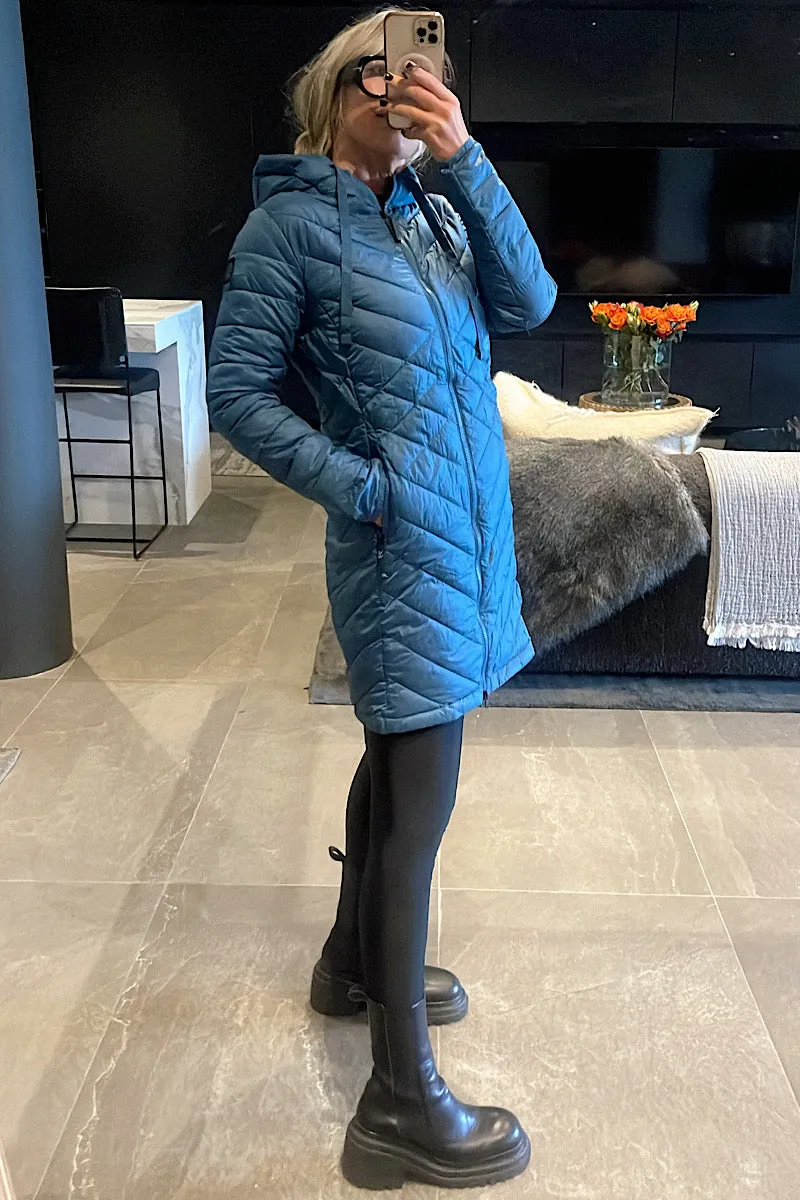 Lole Blue Puffer Jacket