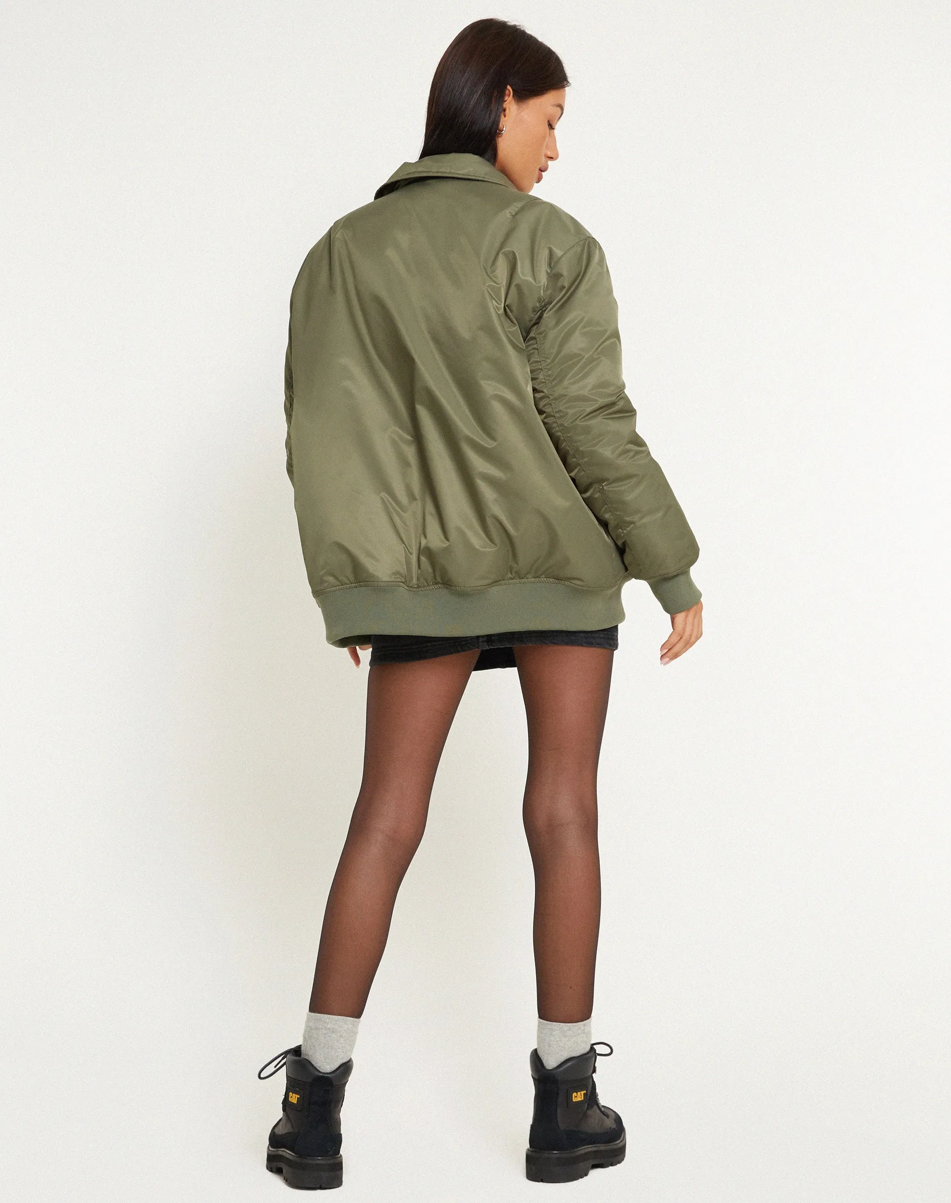 Manik Jacket in Khaki Green