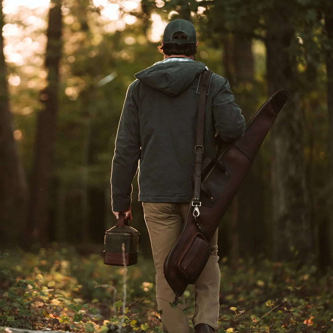 Marshall Hooded Jacket | Waxed Canvas - Coal